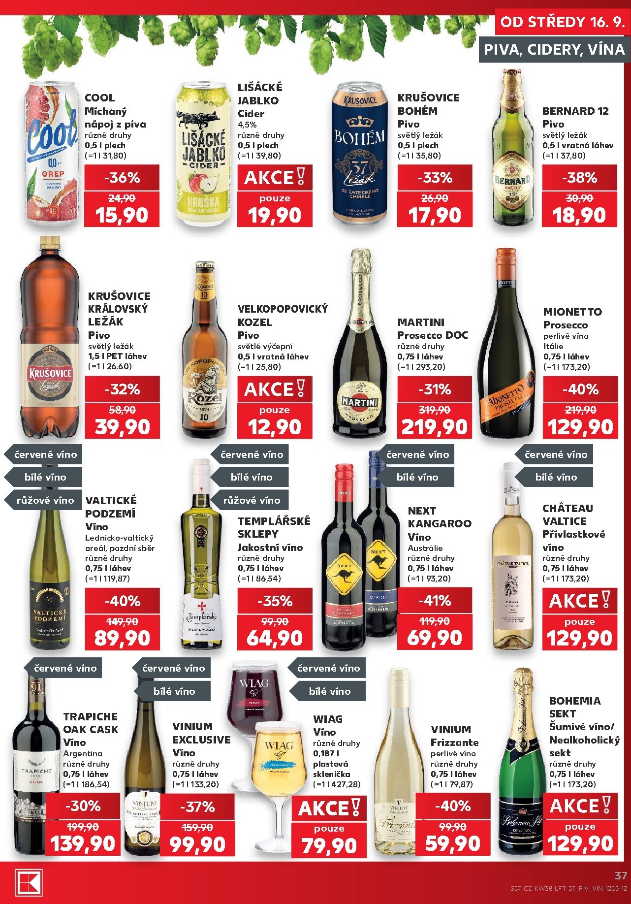 kaufland - Kaufland - Ostrava leták na příští týden od středy 16.09.2026 do úterý 22.09.2026 - page: 37