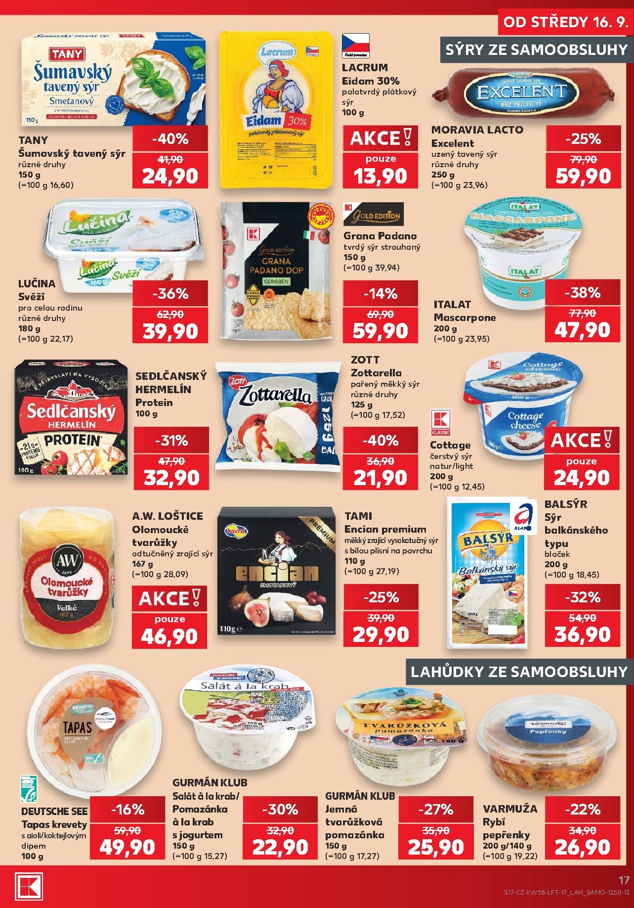 kaufland - Kaufland - Ostrava leták na příští týden od středy 16.09.2026 do úterý 22.09.2026 - page: 17