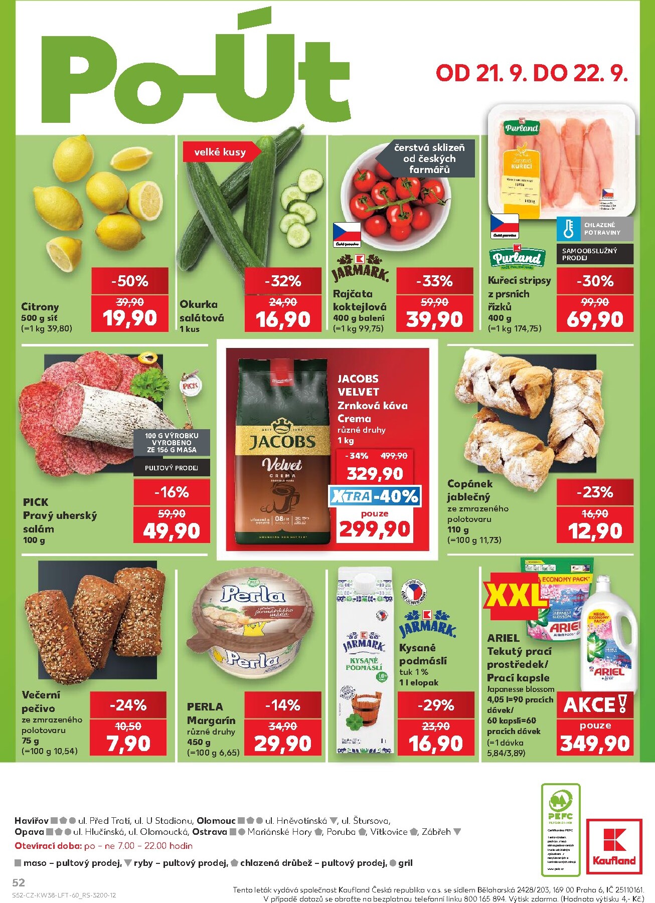 kaufland - Kaufland - Ostrava leták na příští týden od středy 16.09.2026 do úterý 22.09.2026 - page: 52