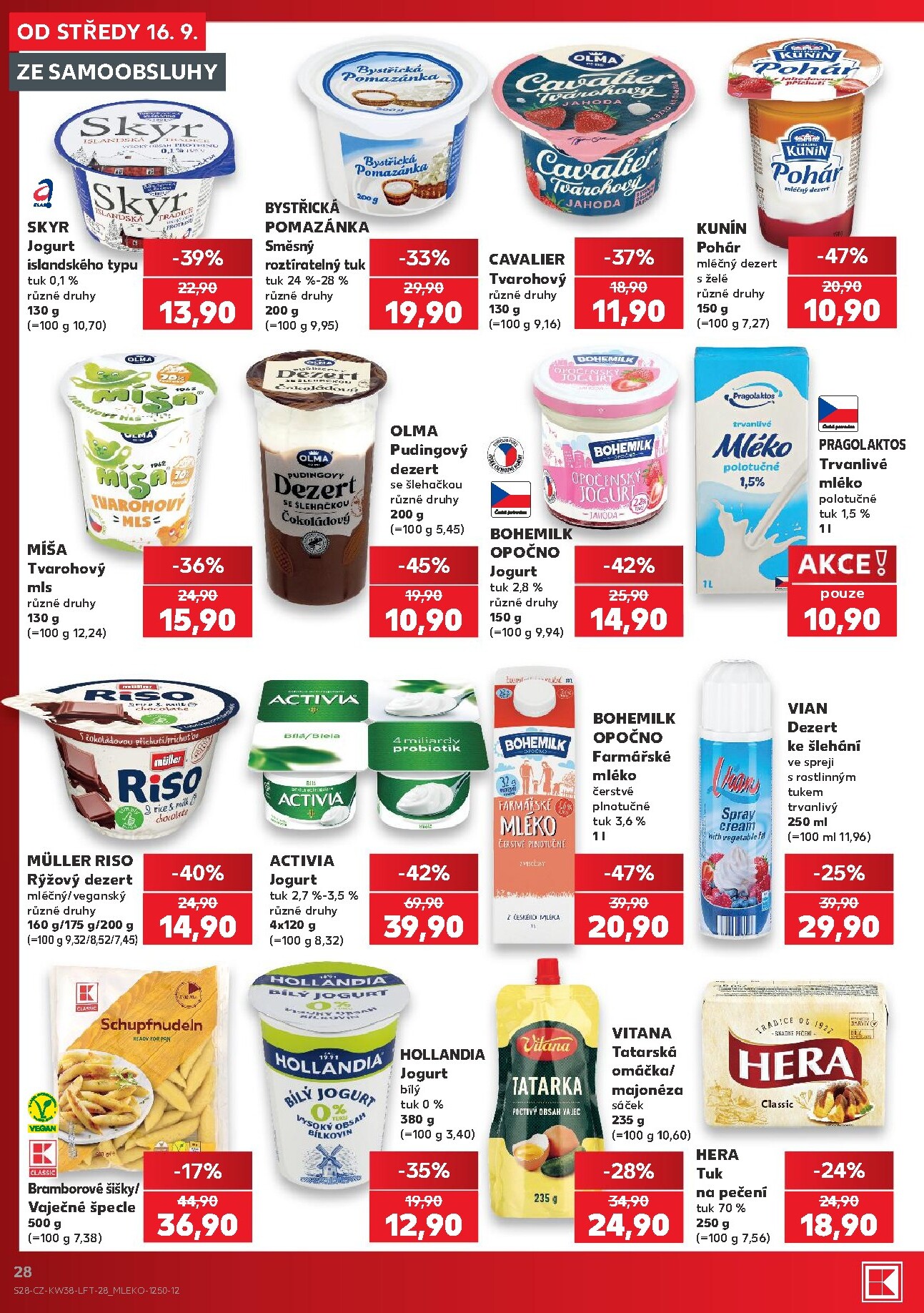kaufland - Kaufland - Ostrava leták na příští týden od středy 16.09.2026 do úterý 22.09.2026 - page: 28