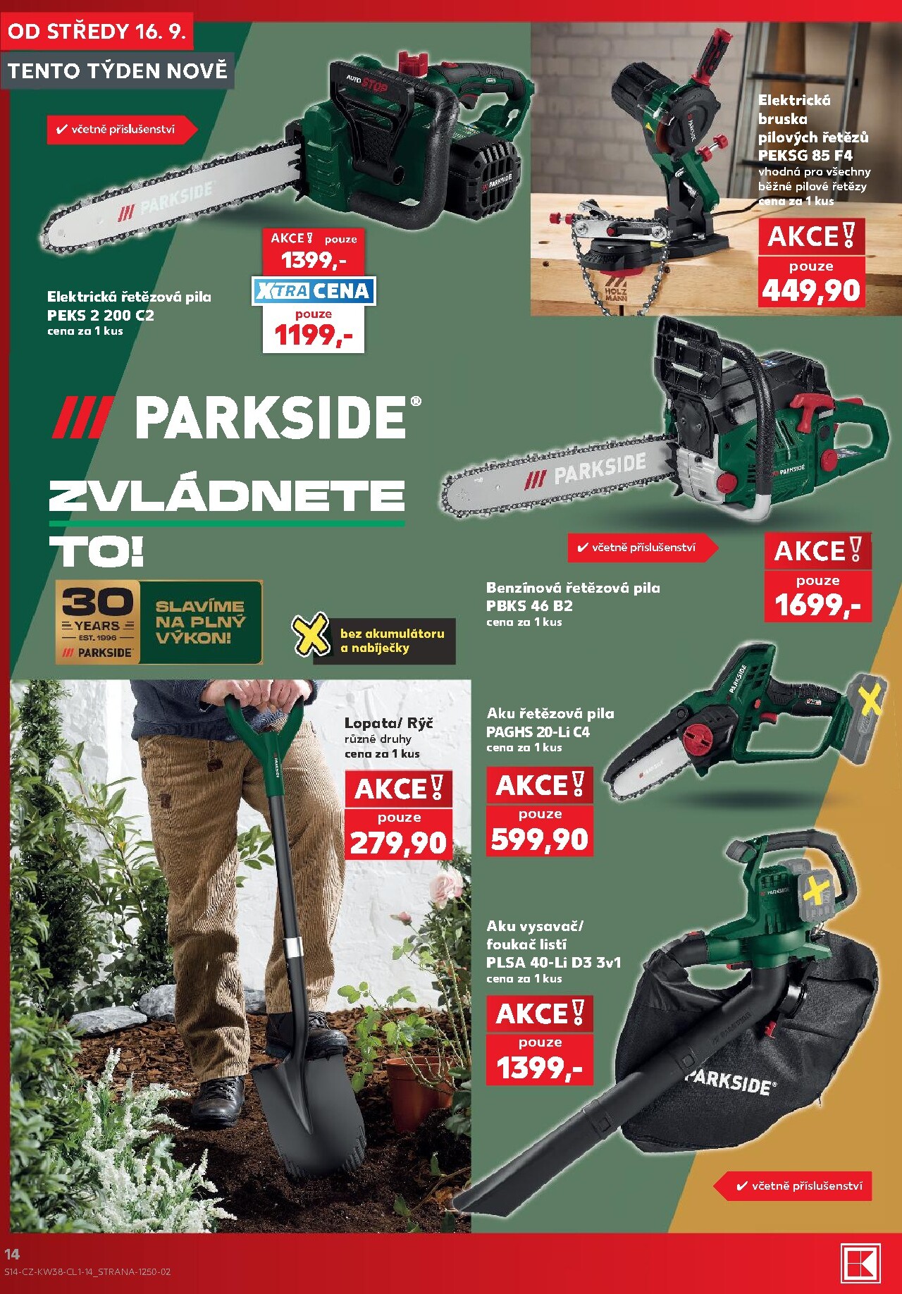 kaufland - Kaufland - Kolín - Spotřební zboží leták na příští týden od středy 16.09.2026 do úterý 22.09.2026 - page: 14