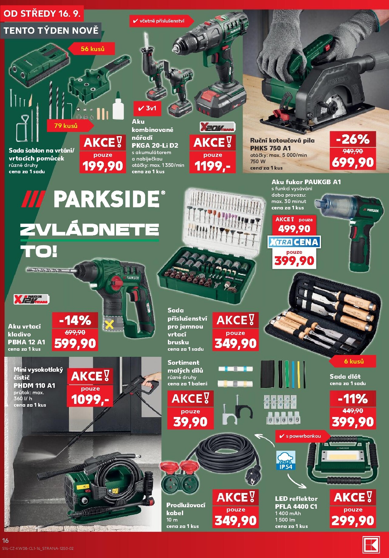 kaufland - Kaufland - Kolín - Spotřební zboží leták na příští týden od středy 16.09.2026 do úterý 22.09.2026 - page: 16