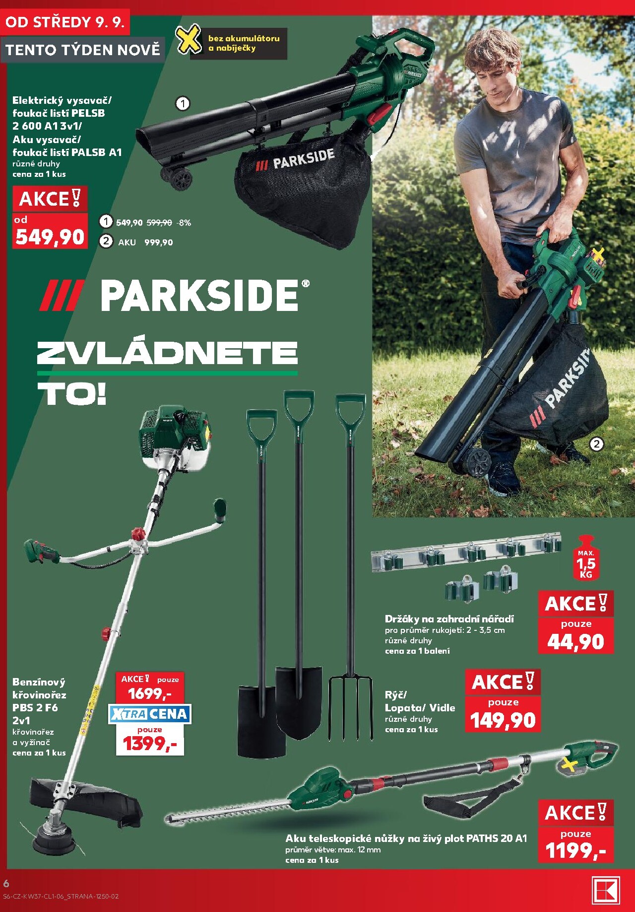 kaufland - Aktuální Kaufland - Kolín - Spotřební zboží leták platný od středy 09.09.2026 do úterý 15.09.2026 - page: 6