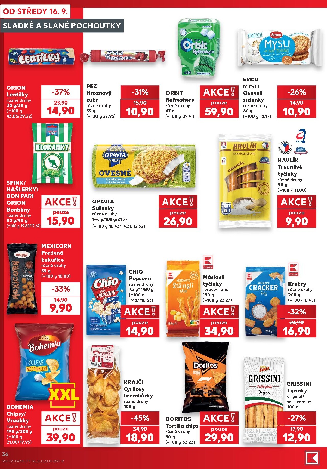 kaufland - Kaufland - Brno leták na příští týden od středy 16.09.2026 do úterý 22.09.2026 - page: 36
