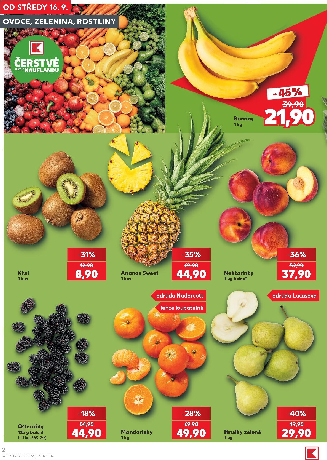 kaufland - Kaufland - Brno leták na příští týden od středy 16.09.2026 do úterý 22.09.2026 - page: 2
