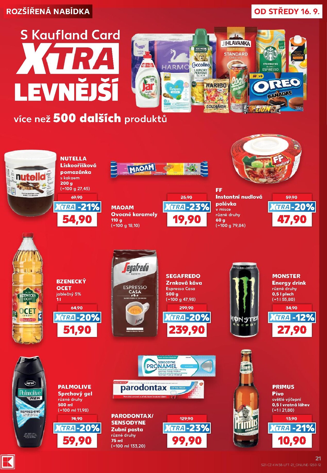 kaufland - Kaufland - Brno leták na příští týden od středy 16.09.2026 do úterý 22.09.2026 - page: 21