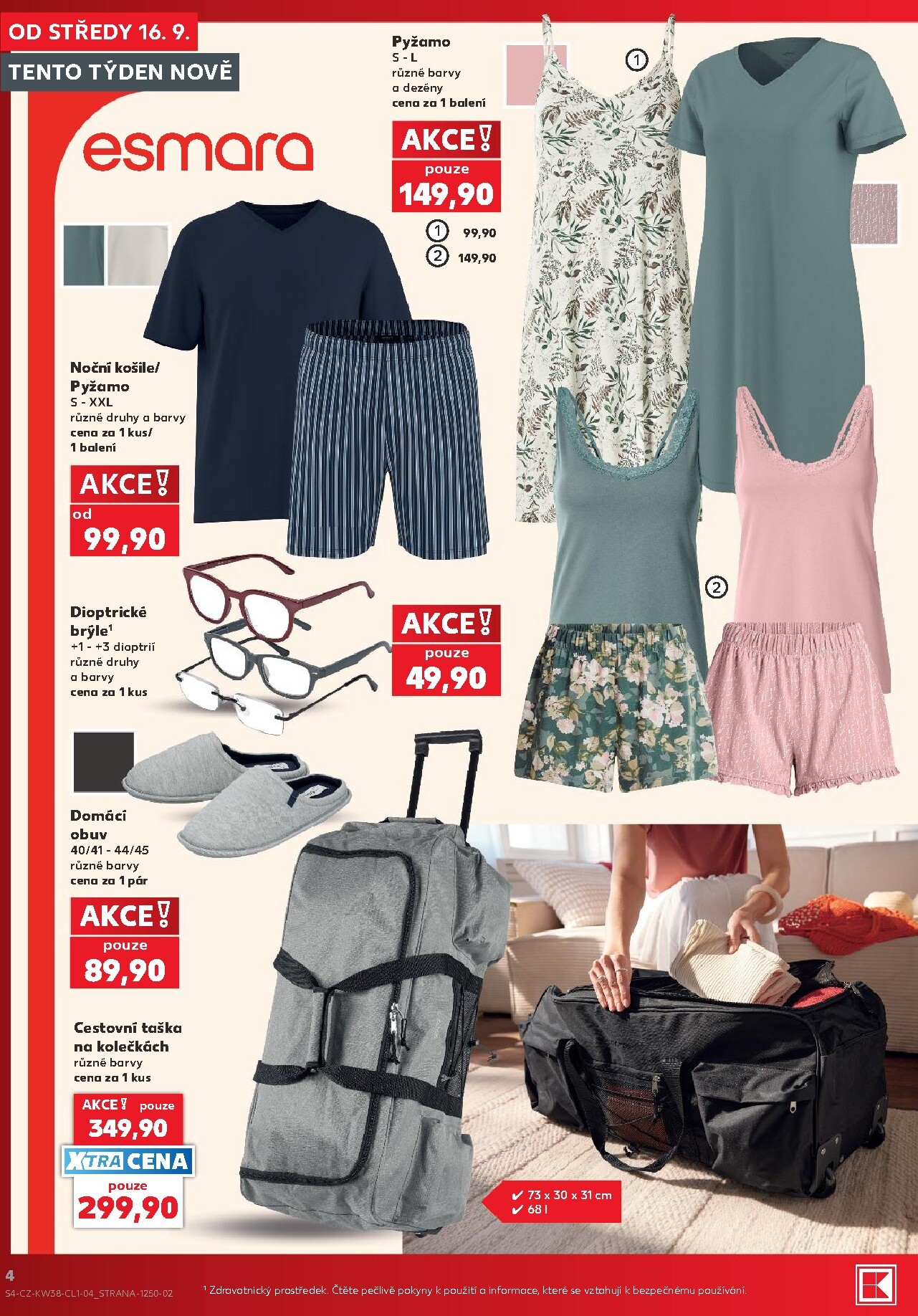 kaufland - Aktuální Kaufland - Ostrava - Spotřební zboží leták platný od středy 16.09.2026 do úterý 22.09.2026 - page: 4