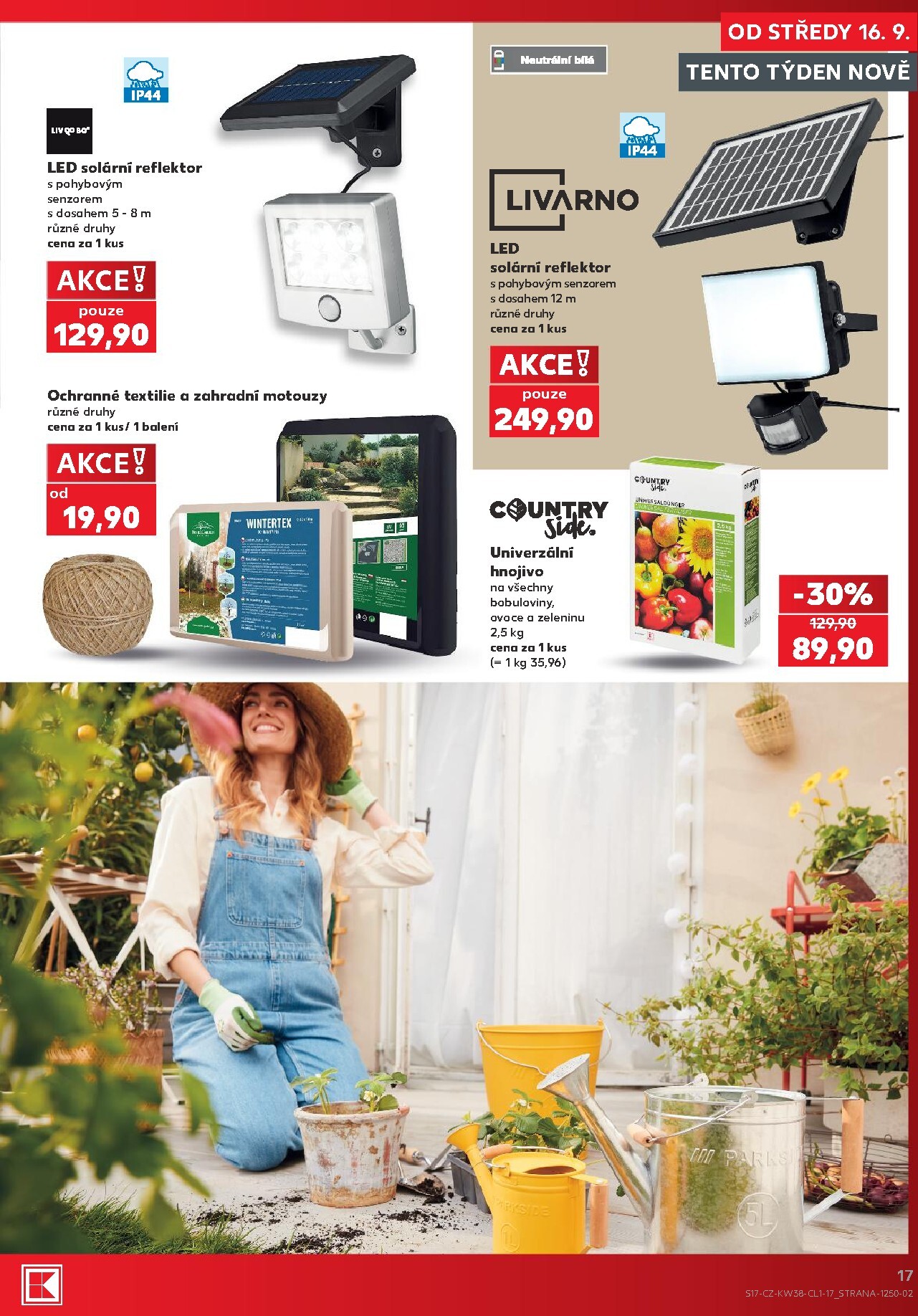 kaufland - Aktuální Kaufland - Ostrava - Spotřební zboží leták platný od středy 16.09.2026 do úterý 22.09.2026 - page: 17