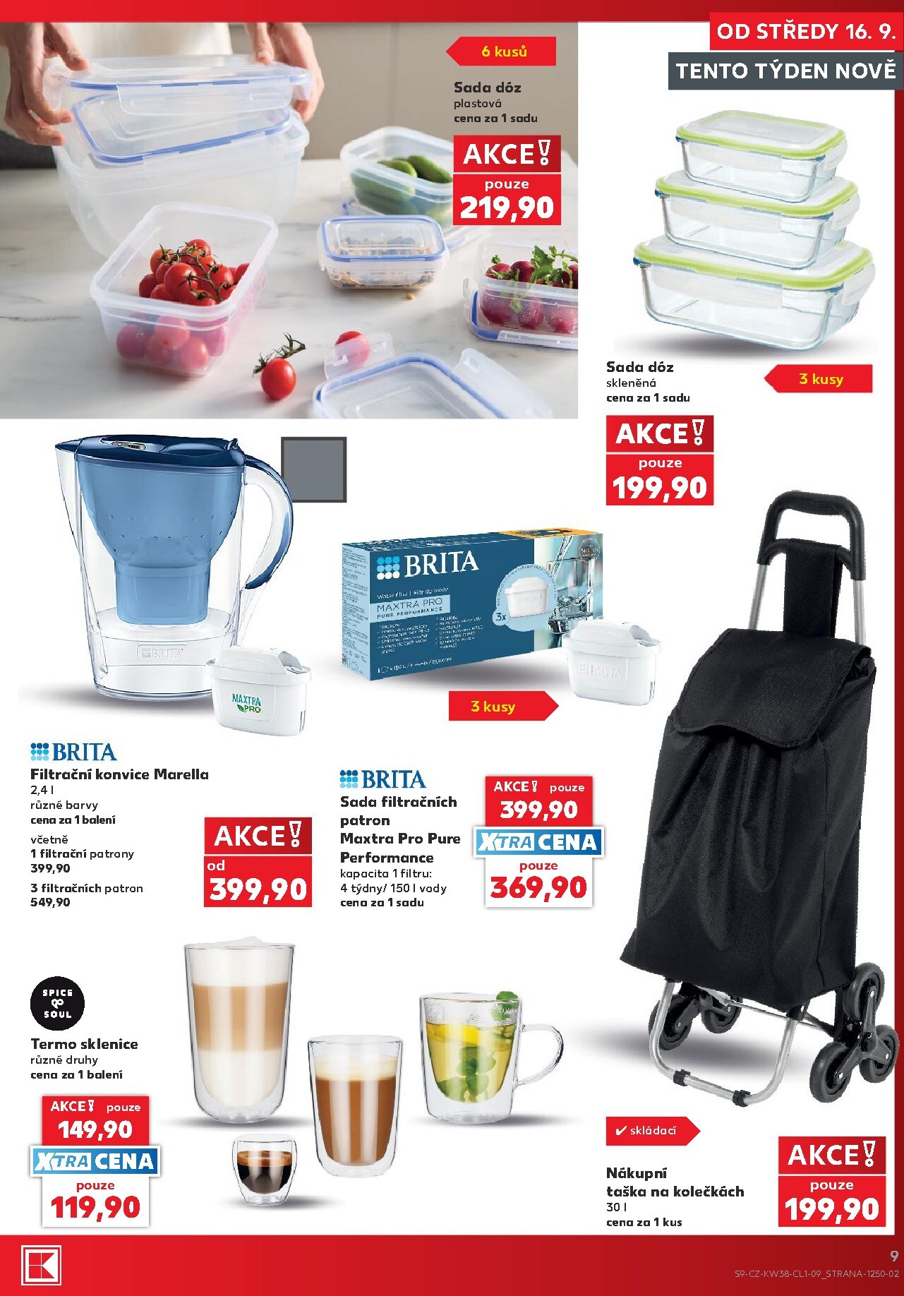 kaufland - Aktuální Kaufland - Ostrava - Spotřební zboží leták platný od středy 16.09.2026 do úterý 22.09.2026 - page: 9