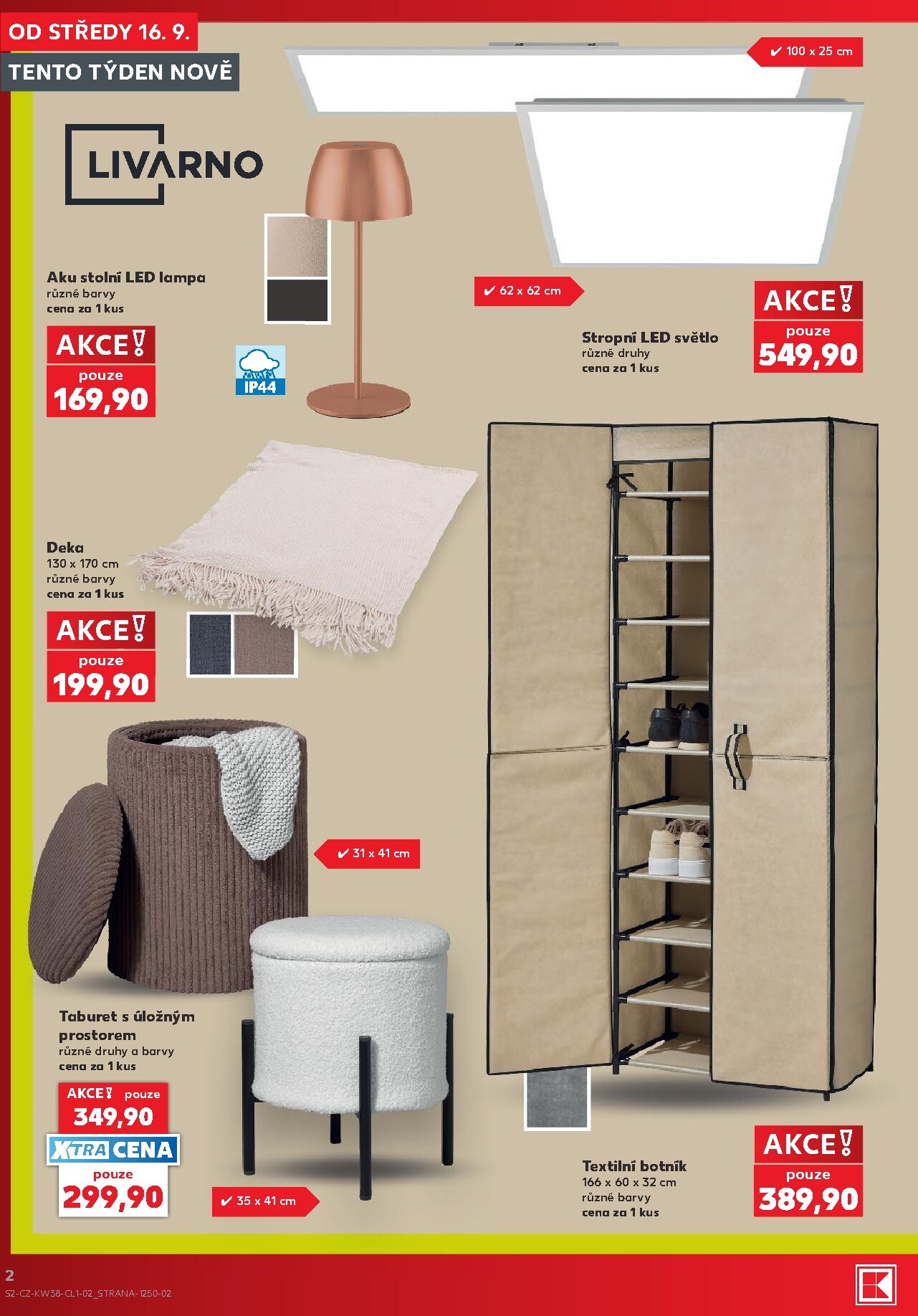 kaufland - Aktuální Kaufland - Ostrava - Spotřební zboží leták platný od středy 16.09.2026 do úterý 22.09.2026 - page: 2
