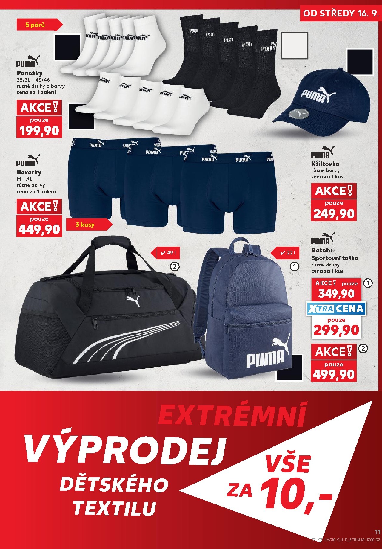 kaufland - Aktuální Kaufland - Ostrava - Spotřební zboží leták platný od středy 16.09.2026 do úterý 22.09.2026 - page: 11