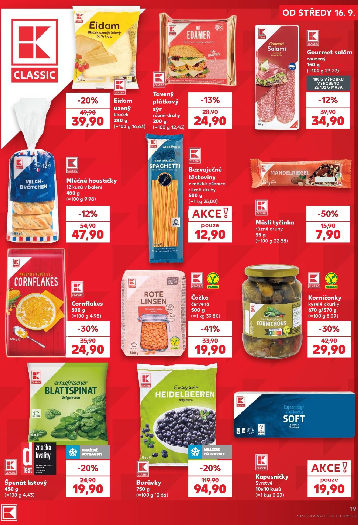 kaufland - Aktuální Kaufland - Praha 4 leták platný od středy 16.09.2026 do úterý 22.09.2026 - page: 19