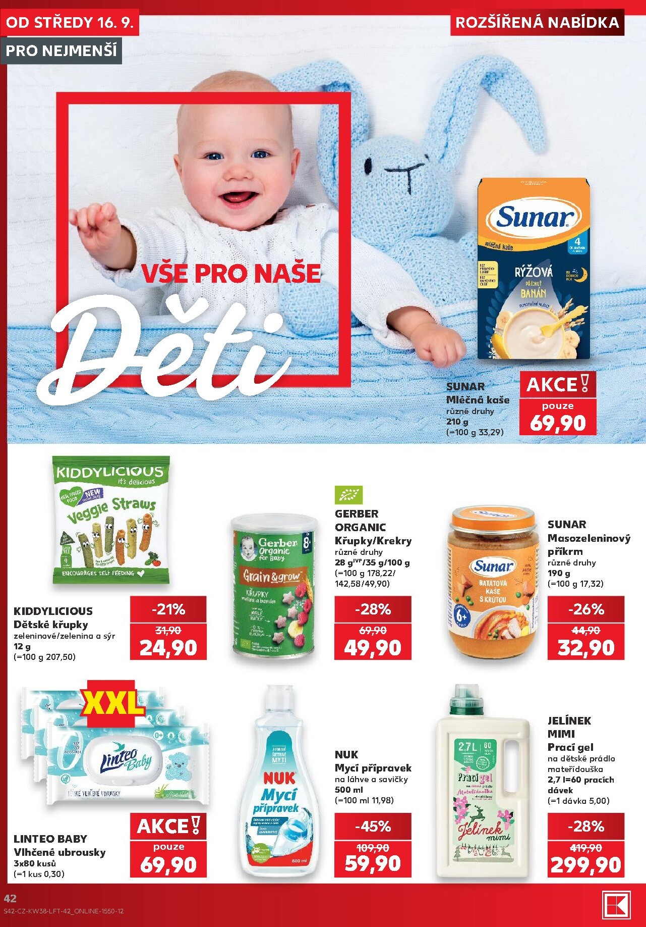 kaufland - Aktuální Kaufland - Praha 4 leták platný od středy 16.09.2026 do úterý 22.09.2026 - page: 42