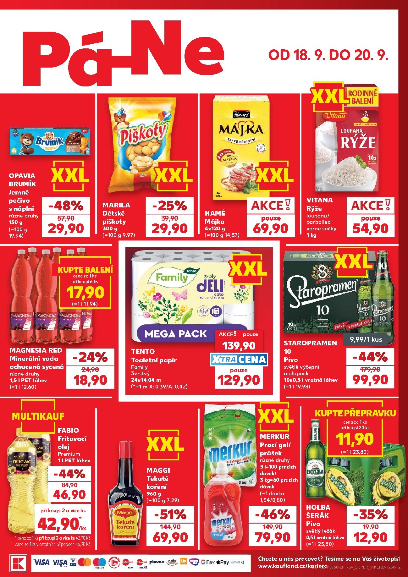 kaufland - Aktuální Kaufland - Praha 4 leták platný od středy 16.09.2026 do úterý 22.09.2026 - page: 51