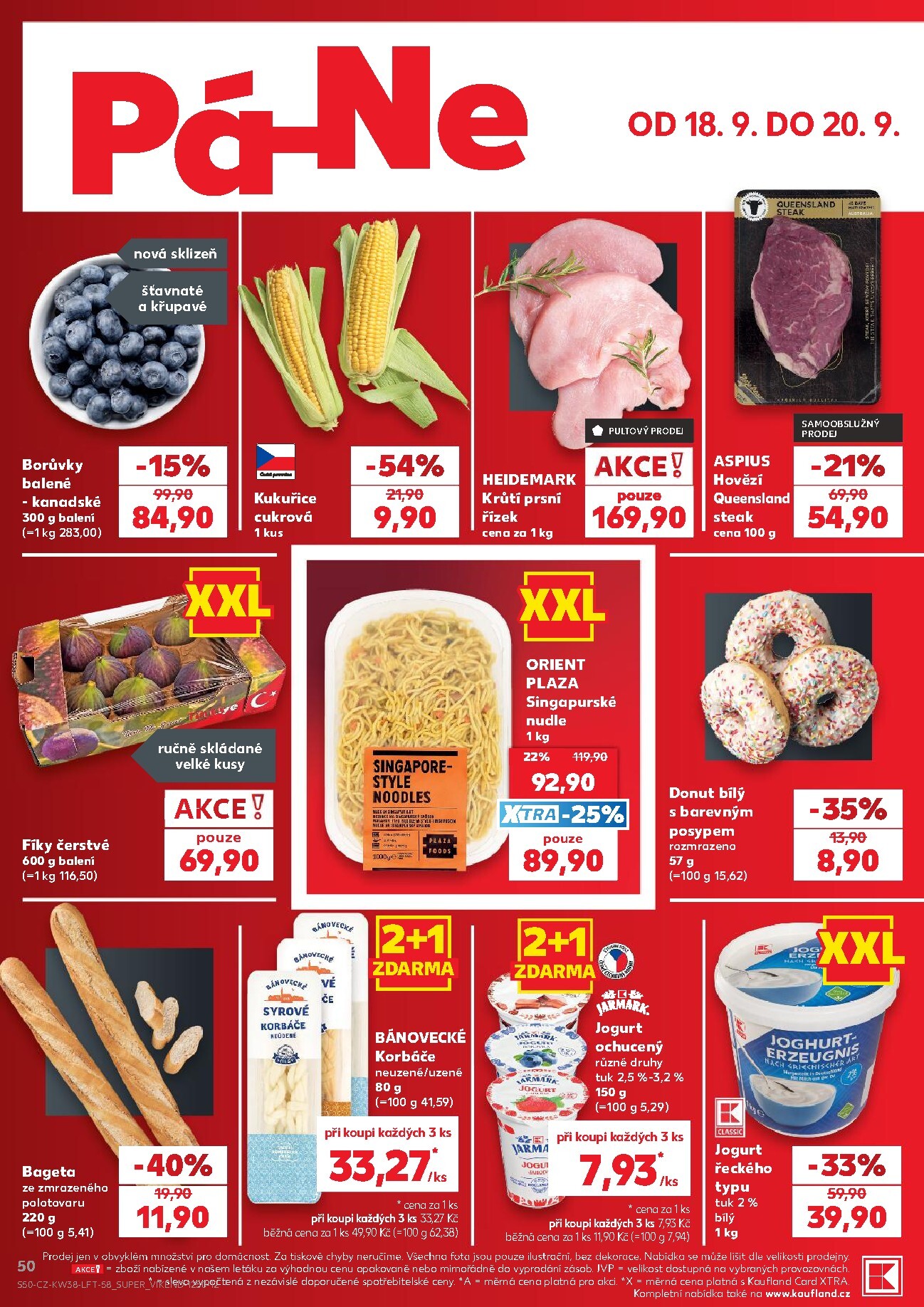 kaufland - Aktuální Kaufland - Praha 4 leták platný od středy 16.09.2026 do úterý 22.09.2026 - page: 50