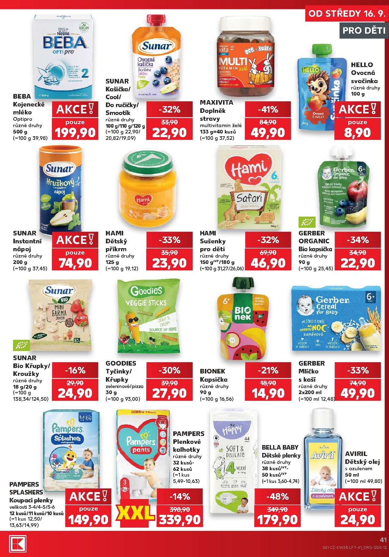 kaufland - Aktuální Kaufland - Praha 4 leták platný od středy 16.09.2026 do úterý 22.09.2026 - page: 41