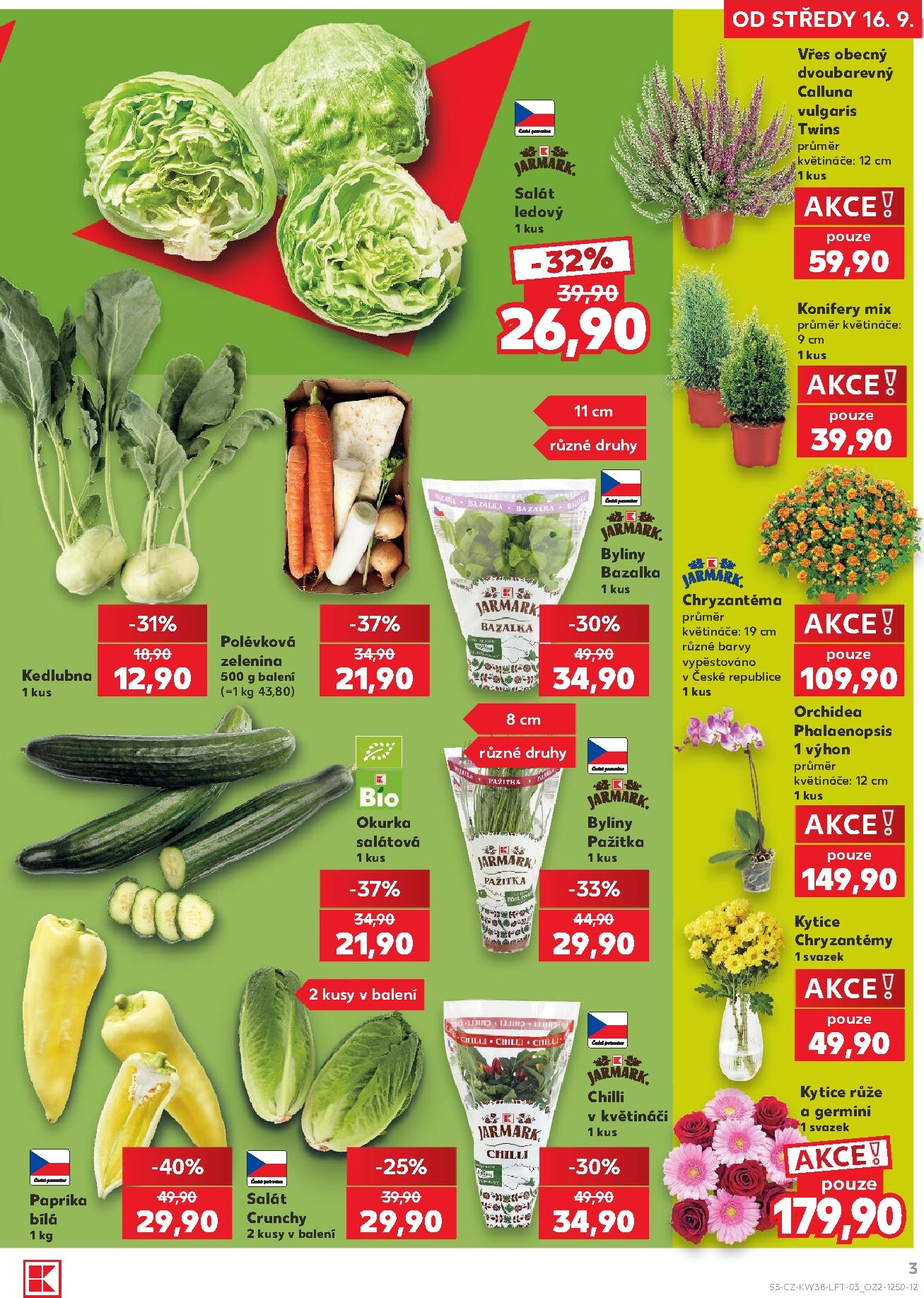 kaufland - Aktuální Kaufland - Praha 4 leták platný od středy 16.09.2026 do úterý 22.09.2026 - page: 3