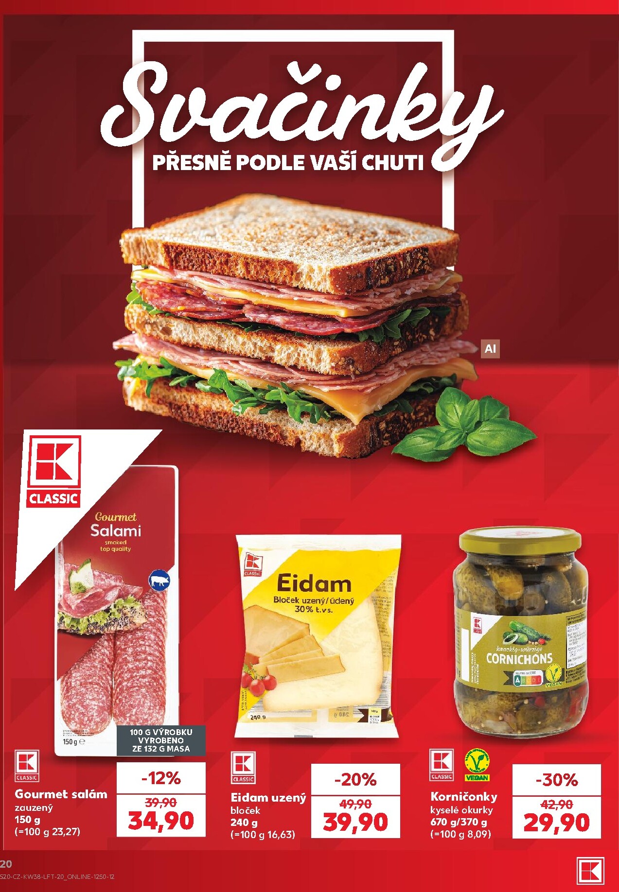 kaufland - Aktuální Kaufland - Praha 4 leták platný od středy 16.09.2026 do úterý 22.09.2026 - page: 20