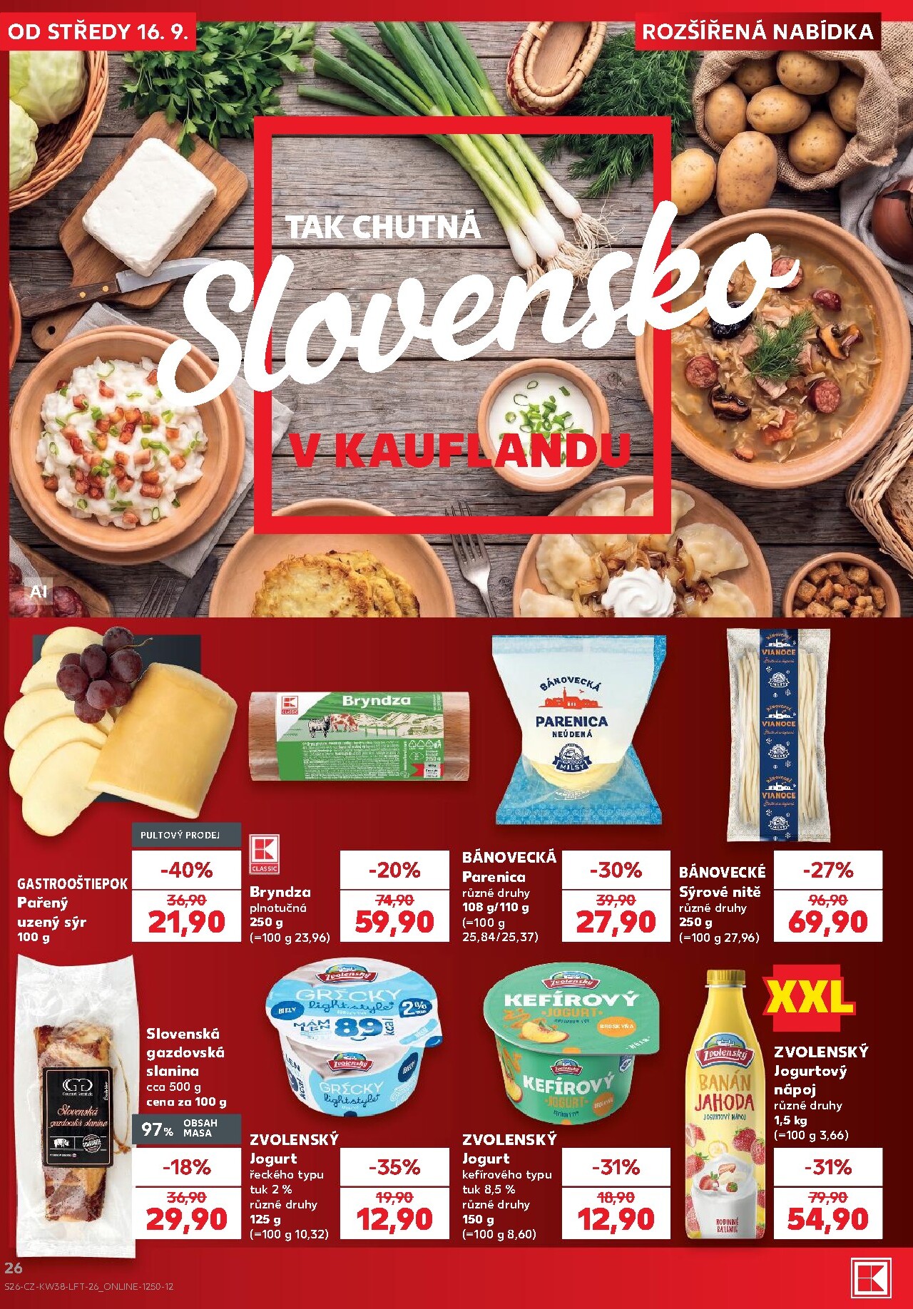 kaufland - Aktuální Kaufland - Praha 4 leták platný od středy 16.09.2026 do úterý 22.09.2026 - page: 26
