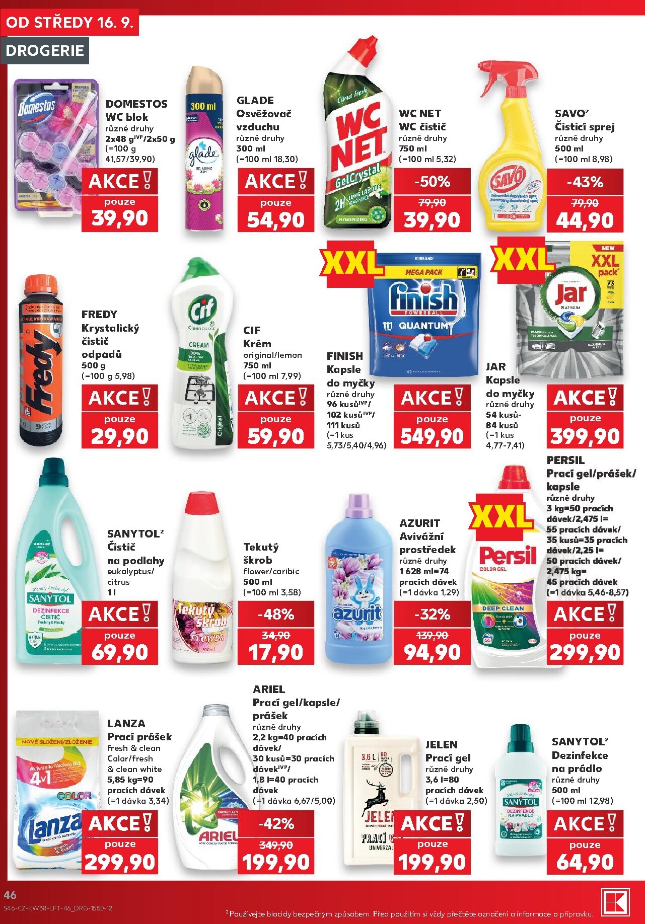 kaufland - Aktuální Kaufland - Praha 4 leták platný od středy 16.09.2026 do úterý 22.09.2026 - page: 46