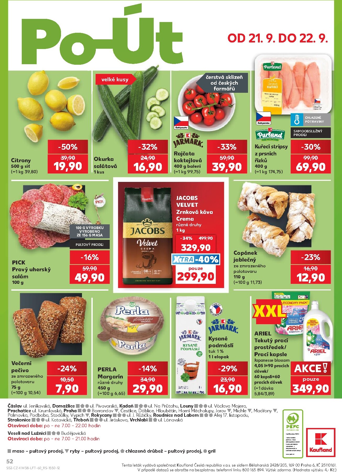 kaufland - Aktuální Kaufland - Praha 4 leták platný od středy 16.09.2026 do úterý 22.09.2026 - page: 52