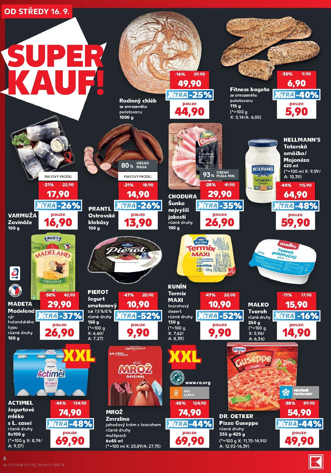 kaufland - Aktuální Kaufland - Praha 4 leták platný od středy 16.09.2026 do úterý 22.09.2026 - page: 6