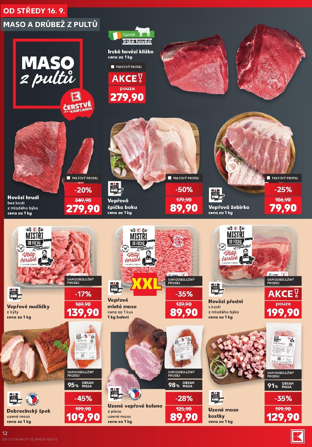 kaufland - Aktuální Kaufland - Praha 4 leták platný od středy 16.09.2026 do úterý 22.09.2026 - page: 12