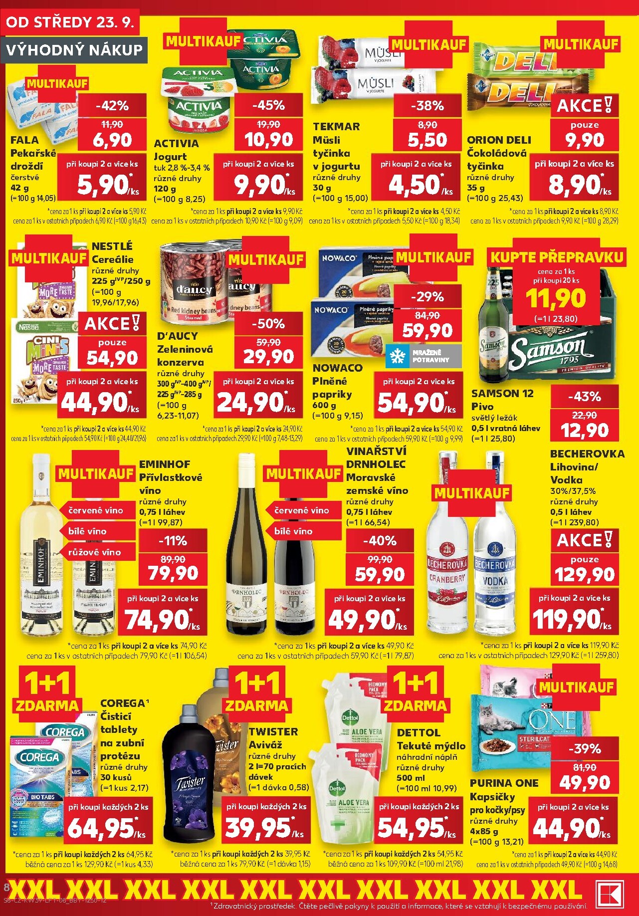 kaufland - Kaufland - Brno leták na příští týden od středy 23.09.2026 do úterý 29.09.2026 - page: 8