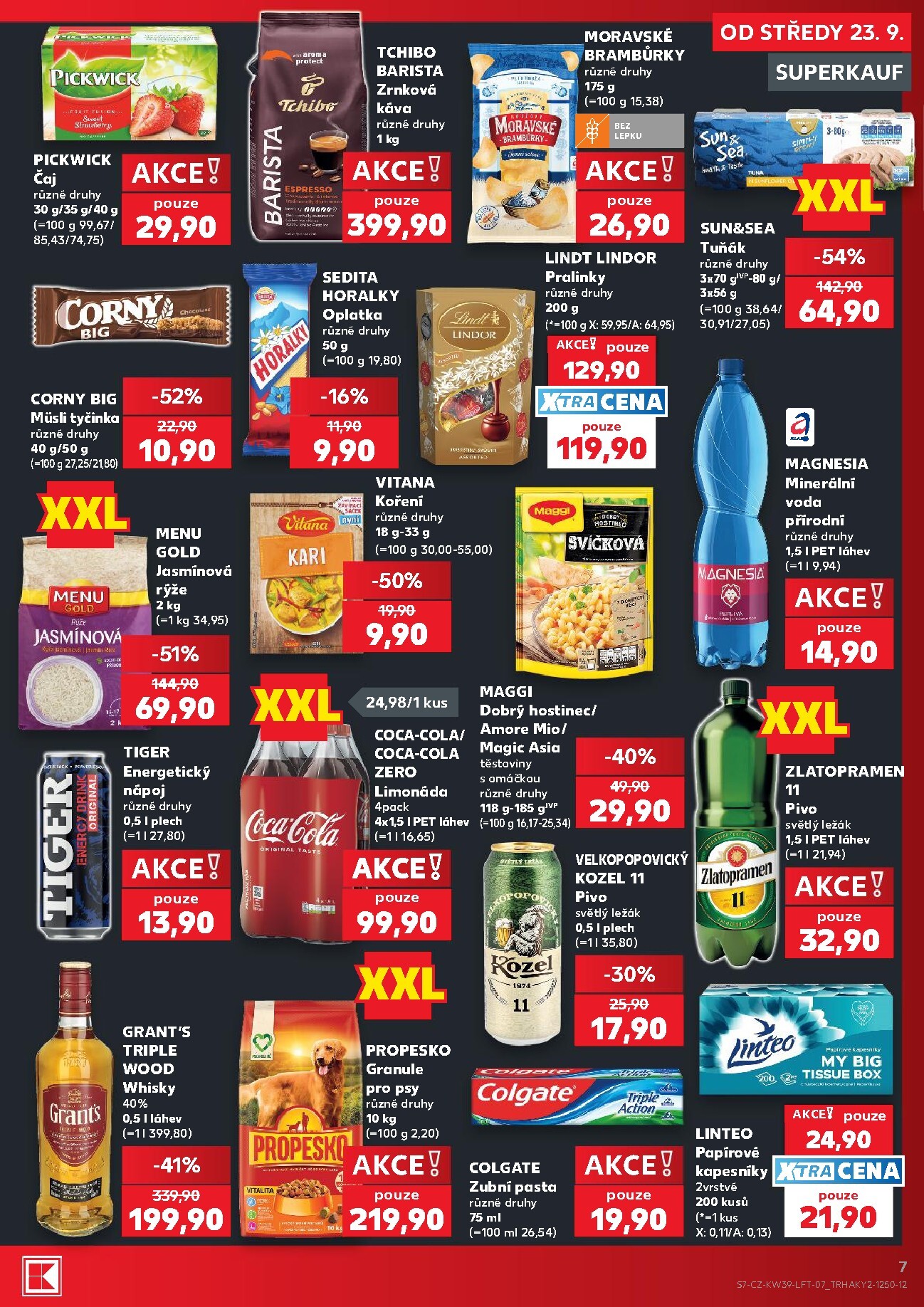 kaufland - Kaufland - Brno leták na příští týden od středy 23.09.2026 do úterý 29.09.2026 - page: 7