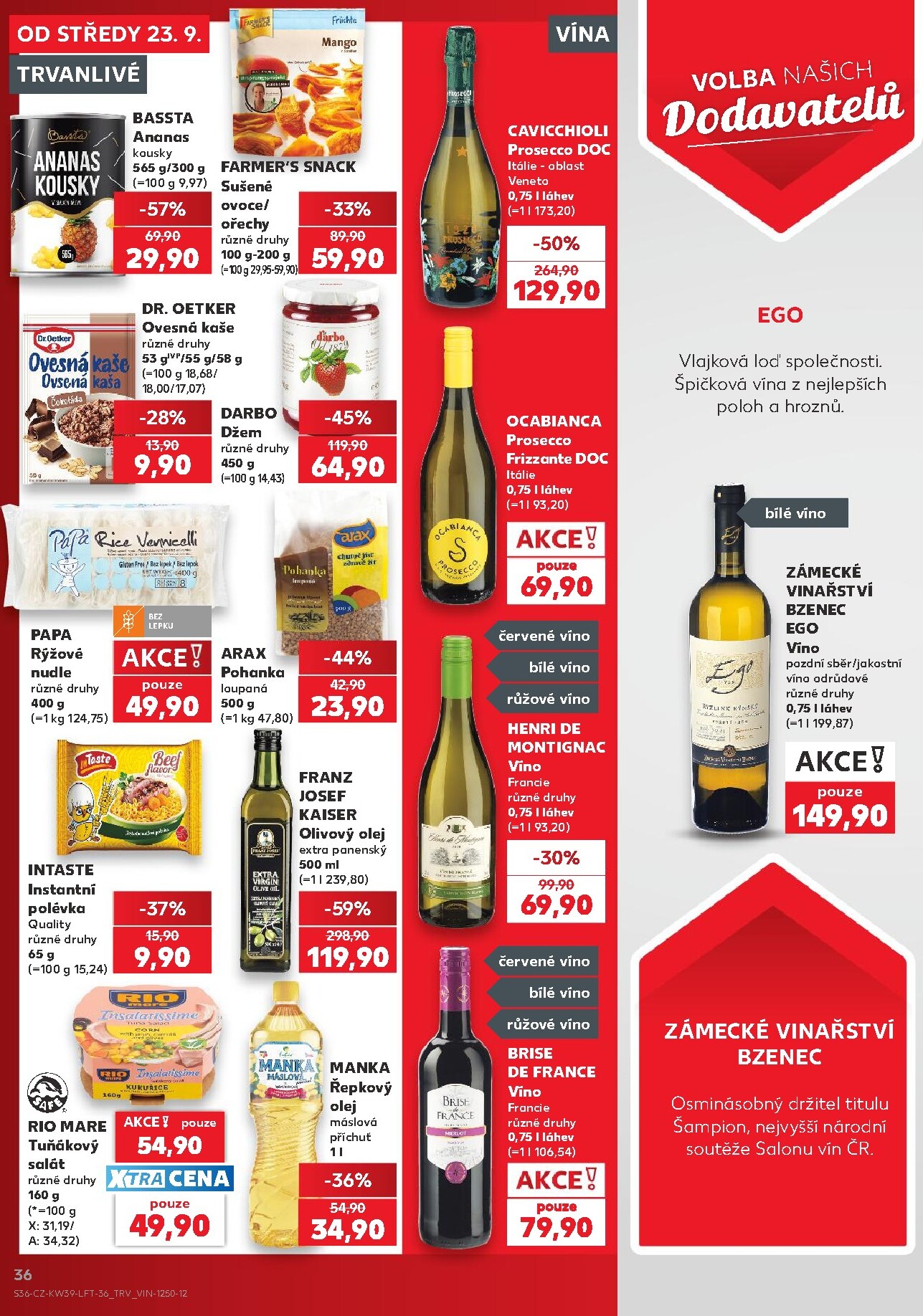 kaufland - Kaufland - Ostrava leták na příští týden od středy 23.09.2026 do úterý 29.09.2026 - page: 36
