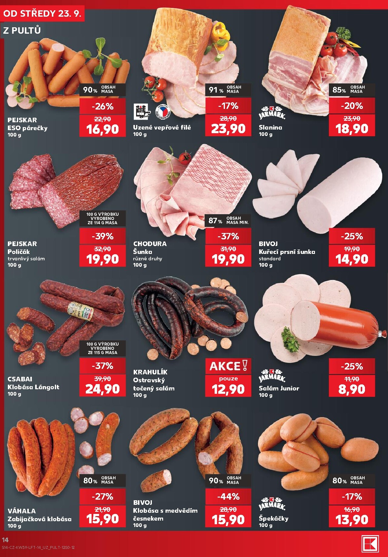 kaufland - Kaufland - Ostrava leták na příští týden od středy 23.09.2026 do úterý 29.09.2026 - page: 14