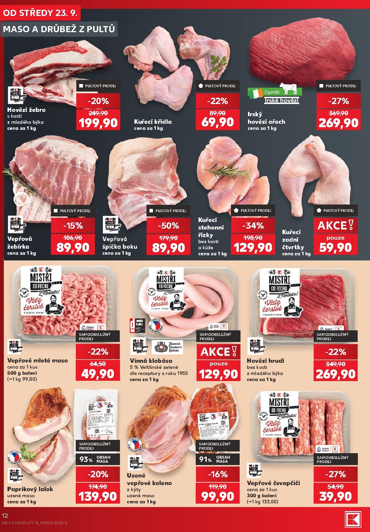 kaufland - Kaufland - Ostrava leták na příští týden od středy 23.09.2026 do úterý 29.09.2026 - page: 12