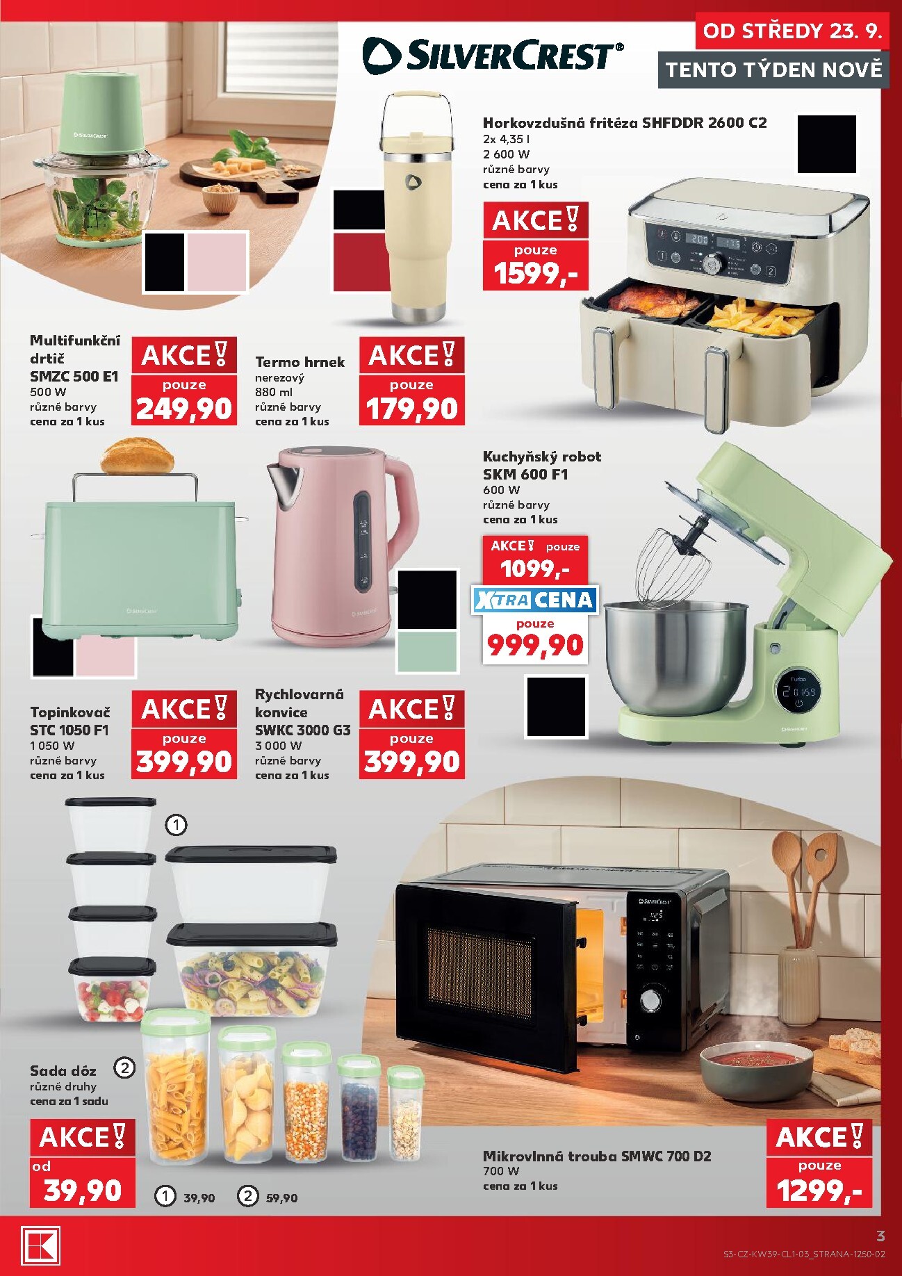kaufland - Kaufland - Kolín - Spotřební zboží leták na příští týden od středy 23.09.2026 do úterý 29.09.2026 - page: 3