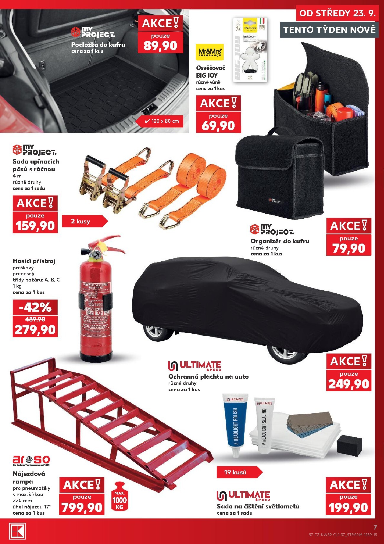 kaufland - Kaufland - Ostrava - Spotřební zboží leták na příští týden od středy 23.09.2026 do úterý 29.09.2026 - page: 7
