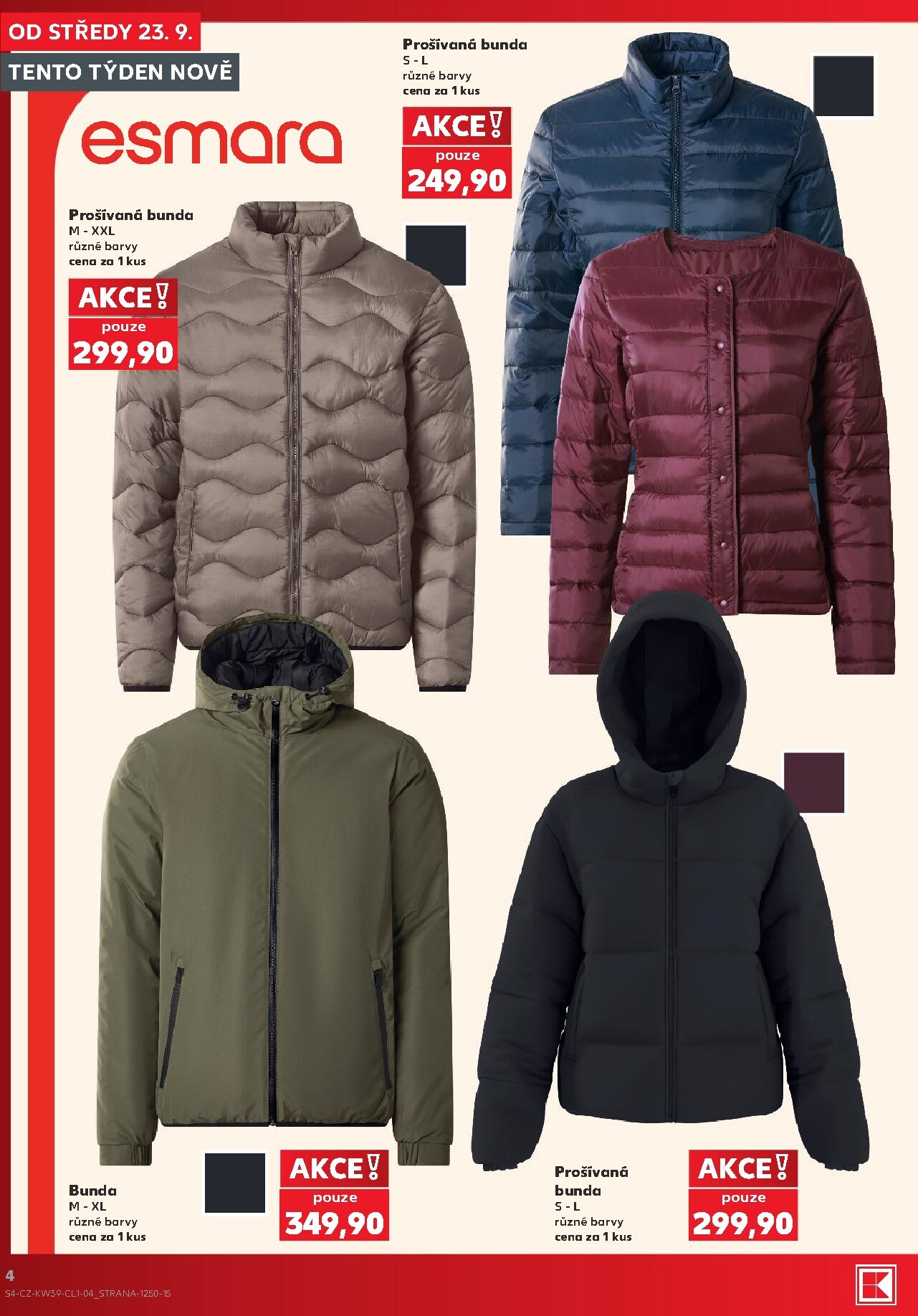 kaufland - Kaufland - Ostrava - Spotřební zboží leták na příští týden od středy 23.09.2026 do úterý 29.09.2026 - page: 4