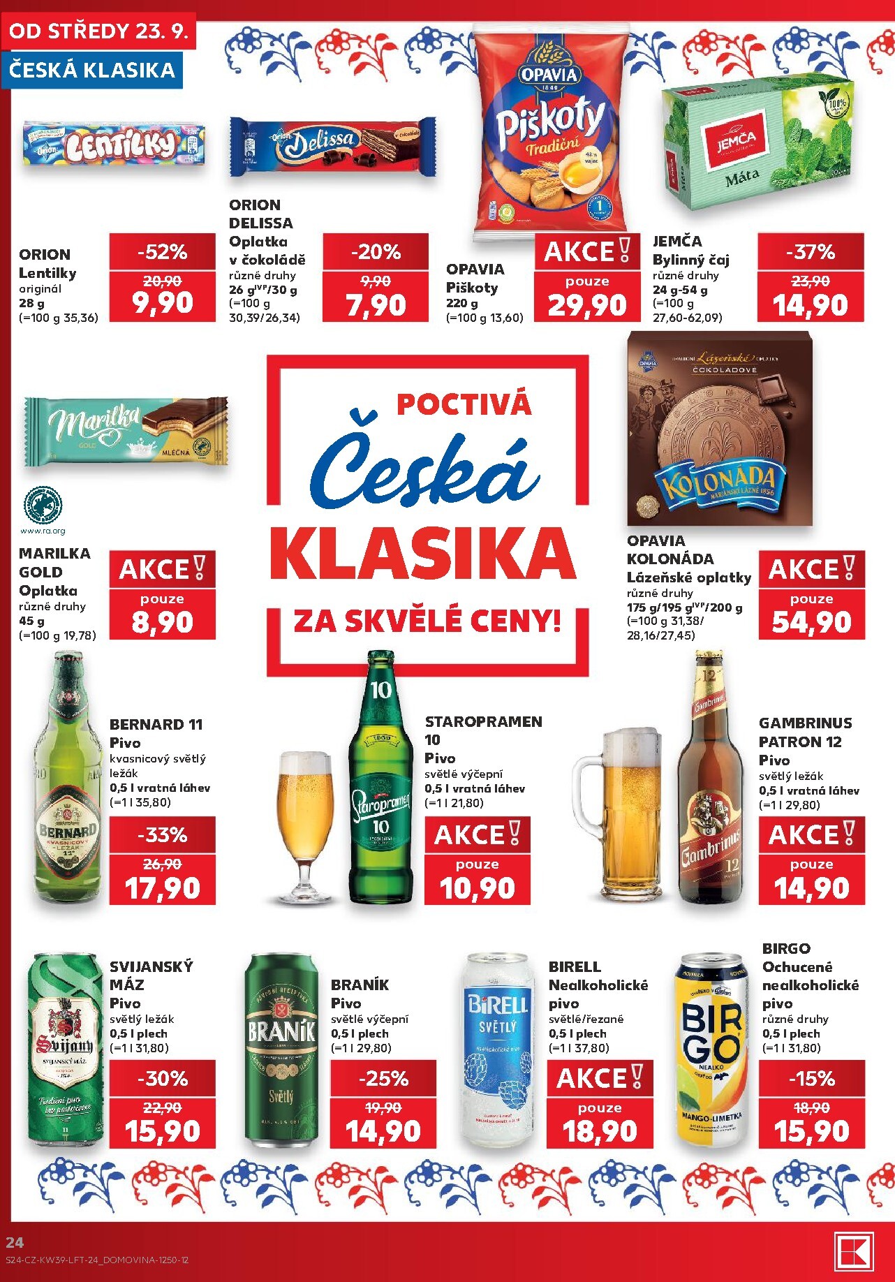 kaufland - Kaufland - Praha 4 leták na příští týden od středy 23.09.2026 do úterý 29.09.2026 - page: 24