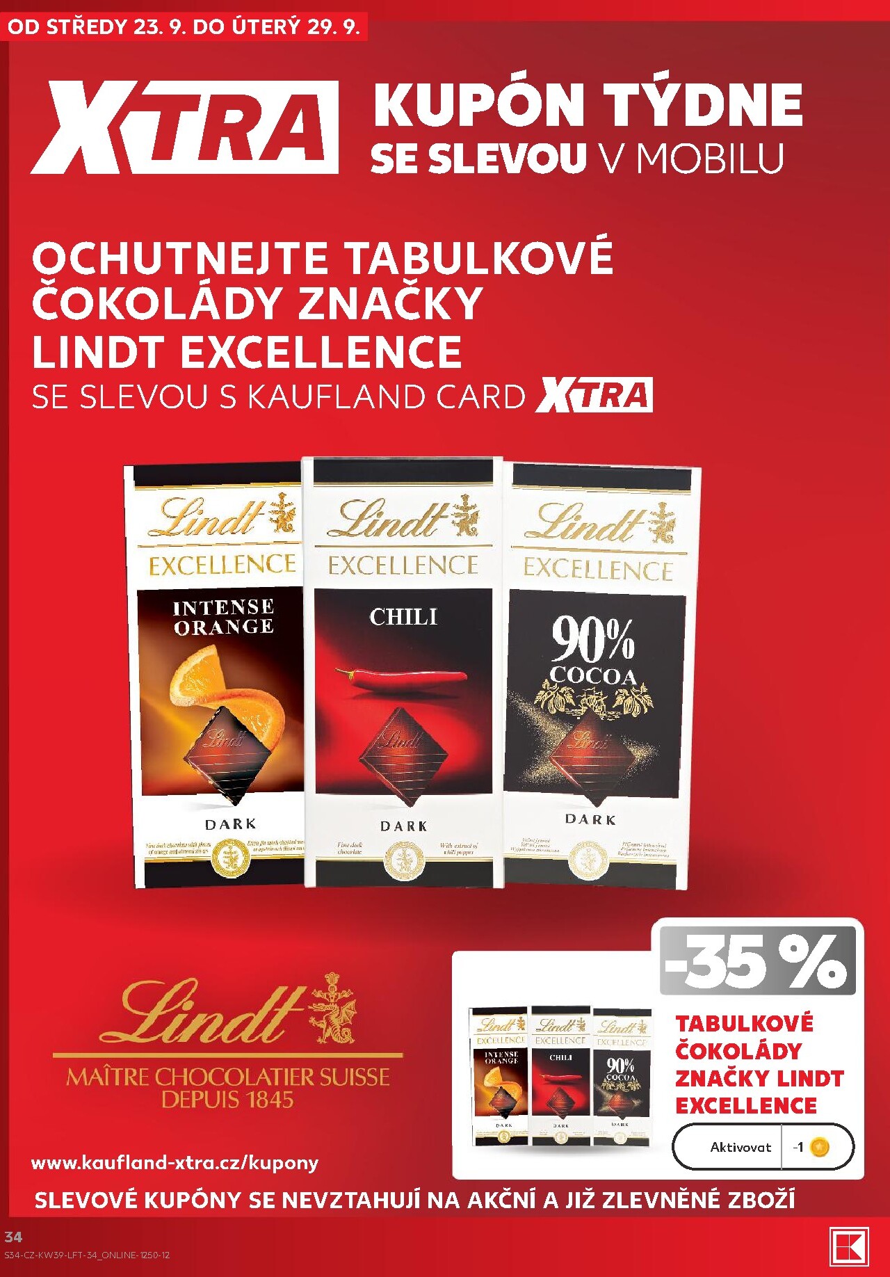 kaufland - Kaufland - Praha 4 leták na příští týden od středy 23.09.2026 do úterý 29.09.2026 - page: 34