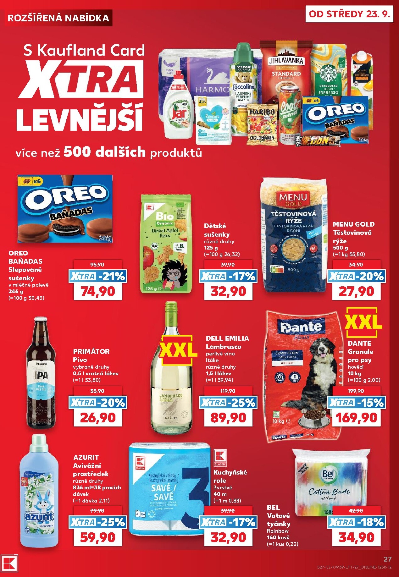 kaufland - Kaufland - Kolín leták na příští týden od středy 23.09.2026 do úterý 29.09.2026 - page: 27