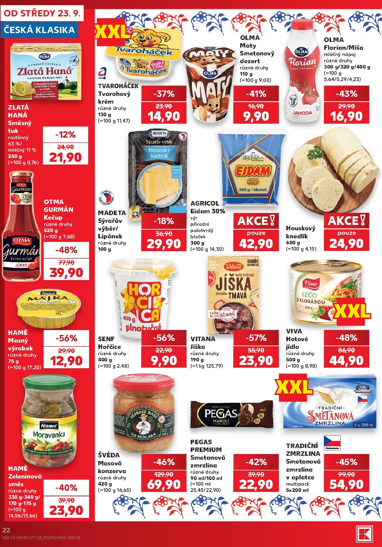 kaufland - Kaufland - Kolín leták na příští týden od středy 23.09.2026 do úterý 29.09.2026 - page: 22