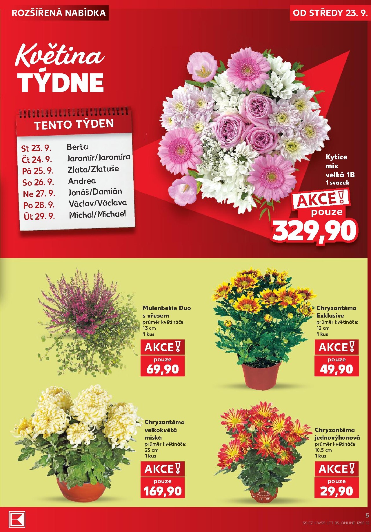 kaufland - Kaufland - Kolín leták na příští týden od středy 23.09.2026 do úterý 29.09.2026 - page: 5