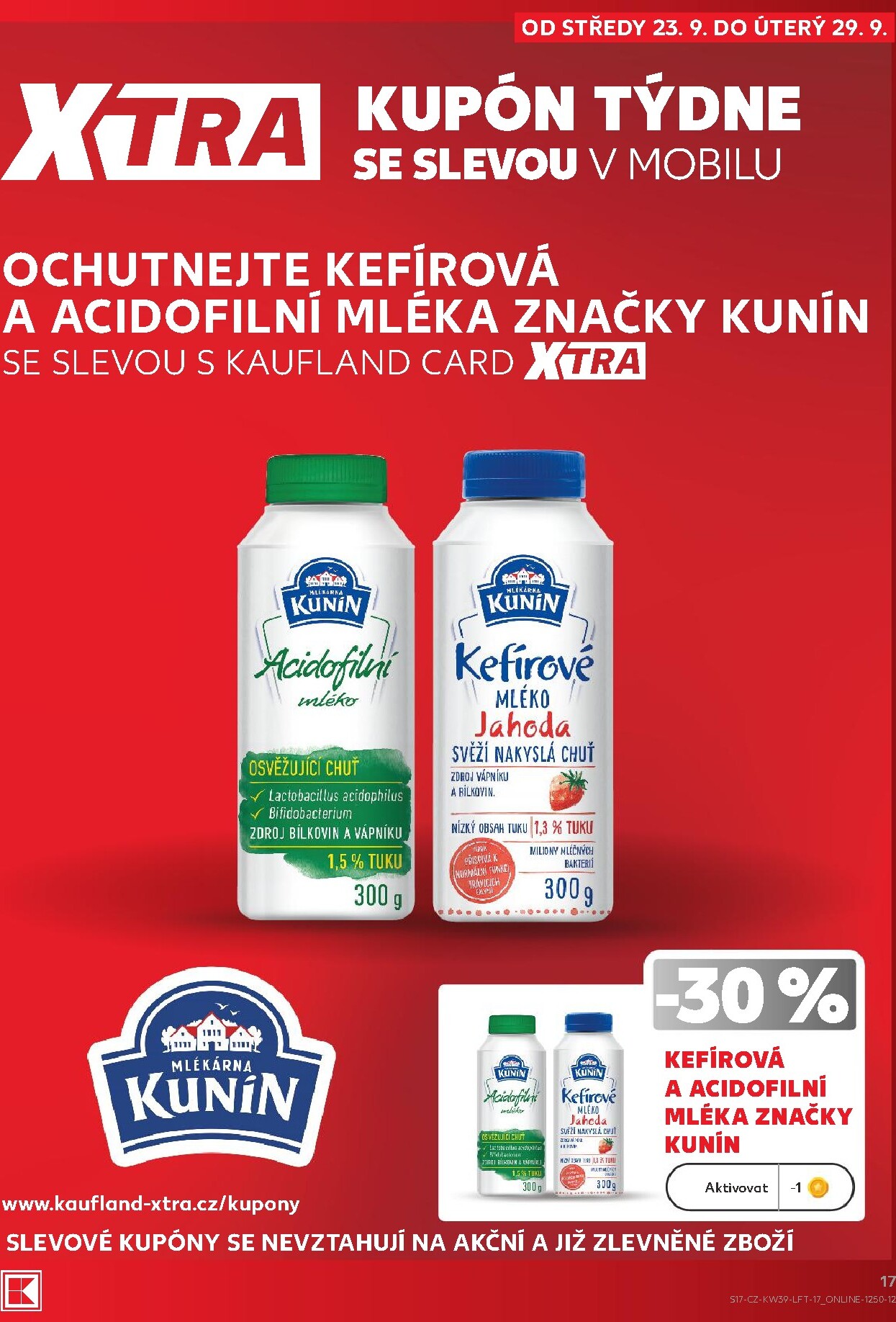kaufland - Kaufland - Kolín leták na příští týden od středy 23.09.2026 do úterý 29.09.2026 - page: 17