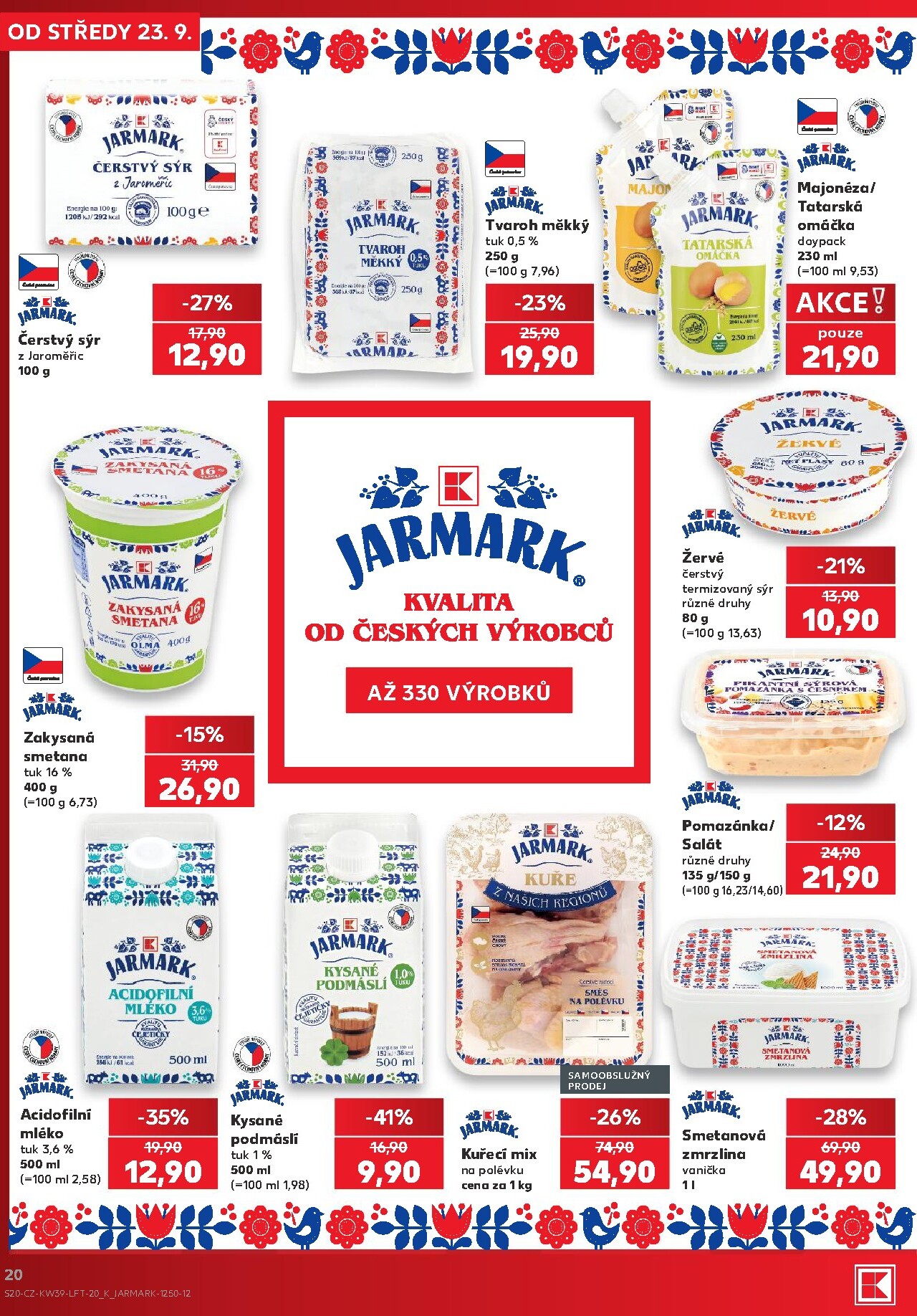 kaufland - Kaufland - Kolín leták na příští týden od středy 23.09.2026 do úterý 29.09.2026 - page: 20