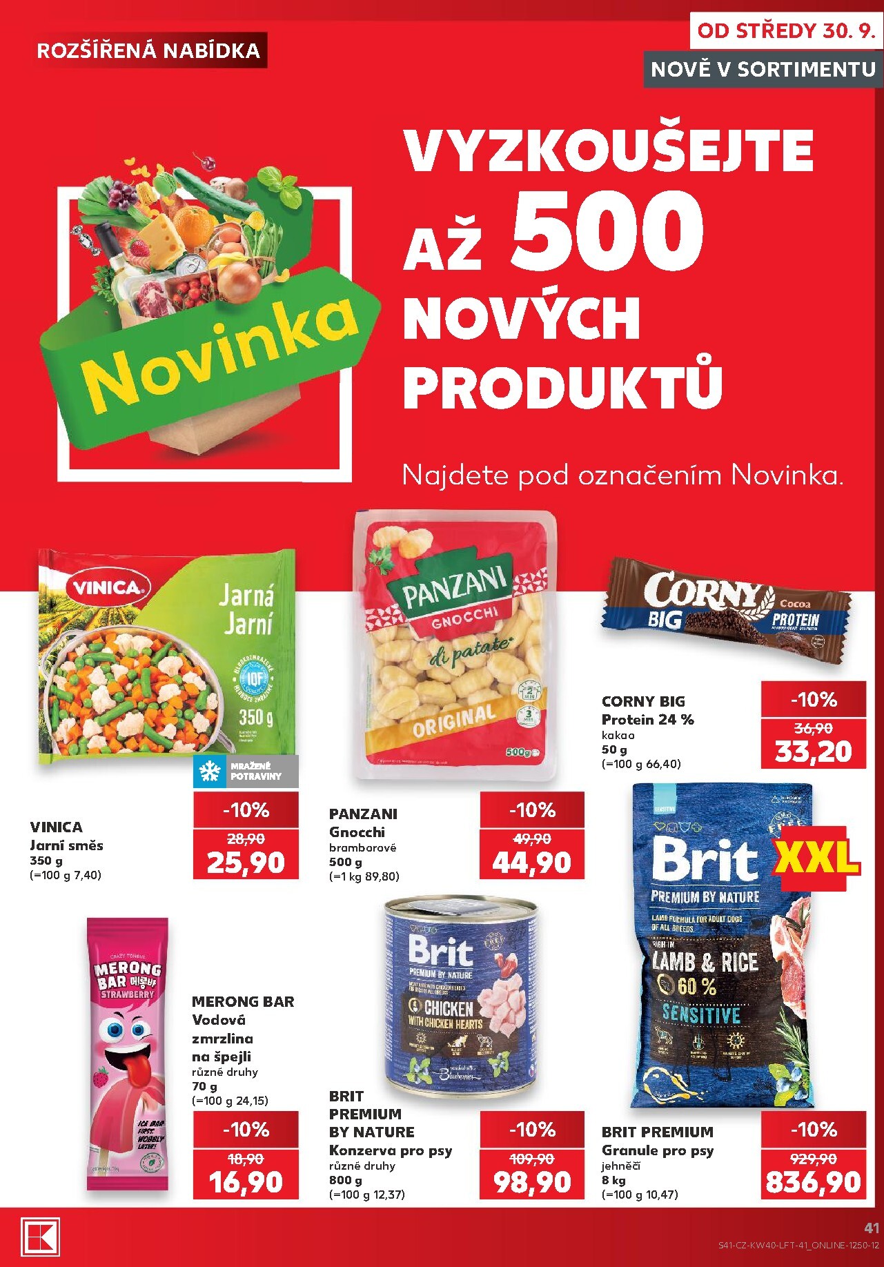 kaufland - Budoucí Kaufland - Praha 4 leták platný od středy 30.09.2026 do úterý 06.10.2026 - page: 41
