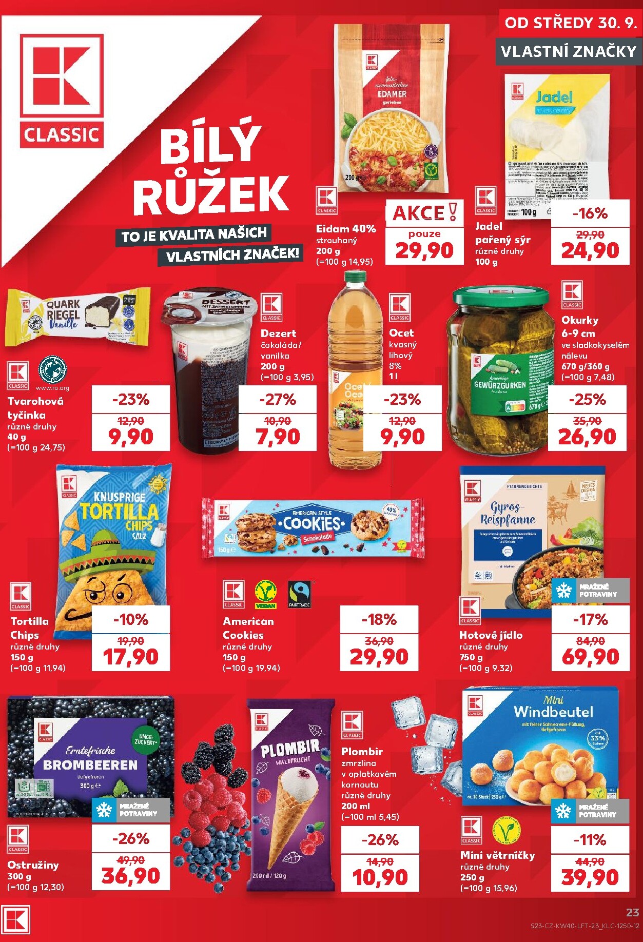 kaufland - Budoucí Kaufland - Praha 4 leták platný od středy 30.09.2026 do úterý 06.10.2026 - page: 23