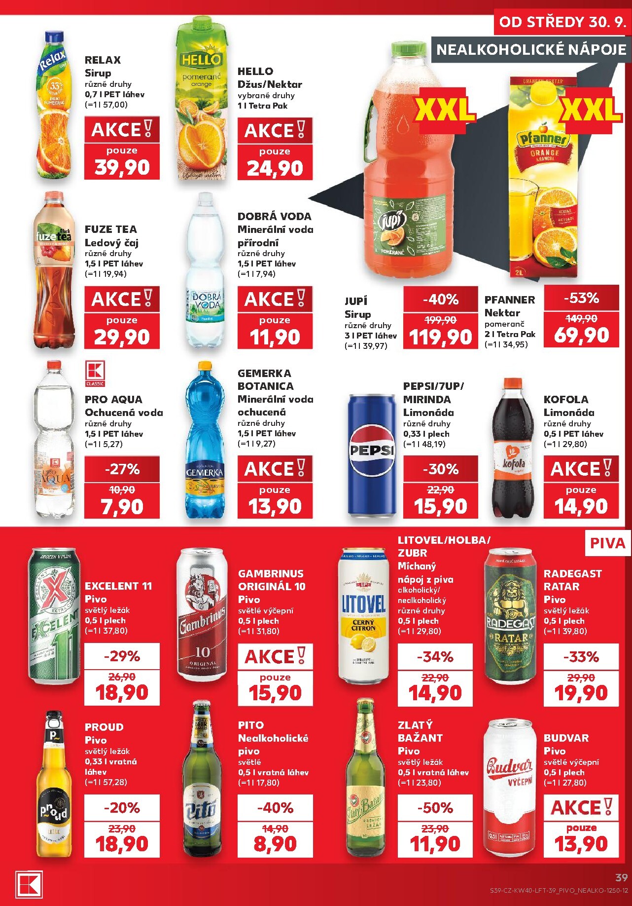 kaufland - Budoucí Kaufland - Praha 4 leták platný od středy 30.09.2026 do úterý 06.10.2026 - page: 39