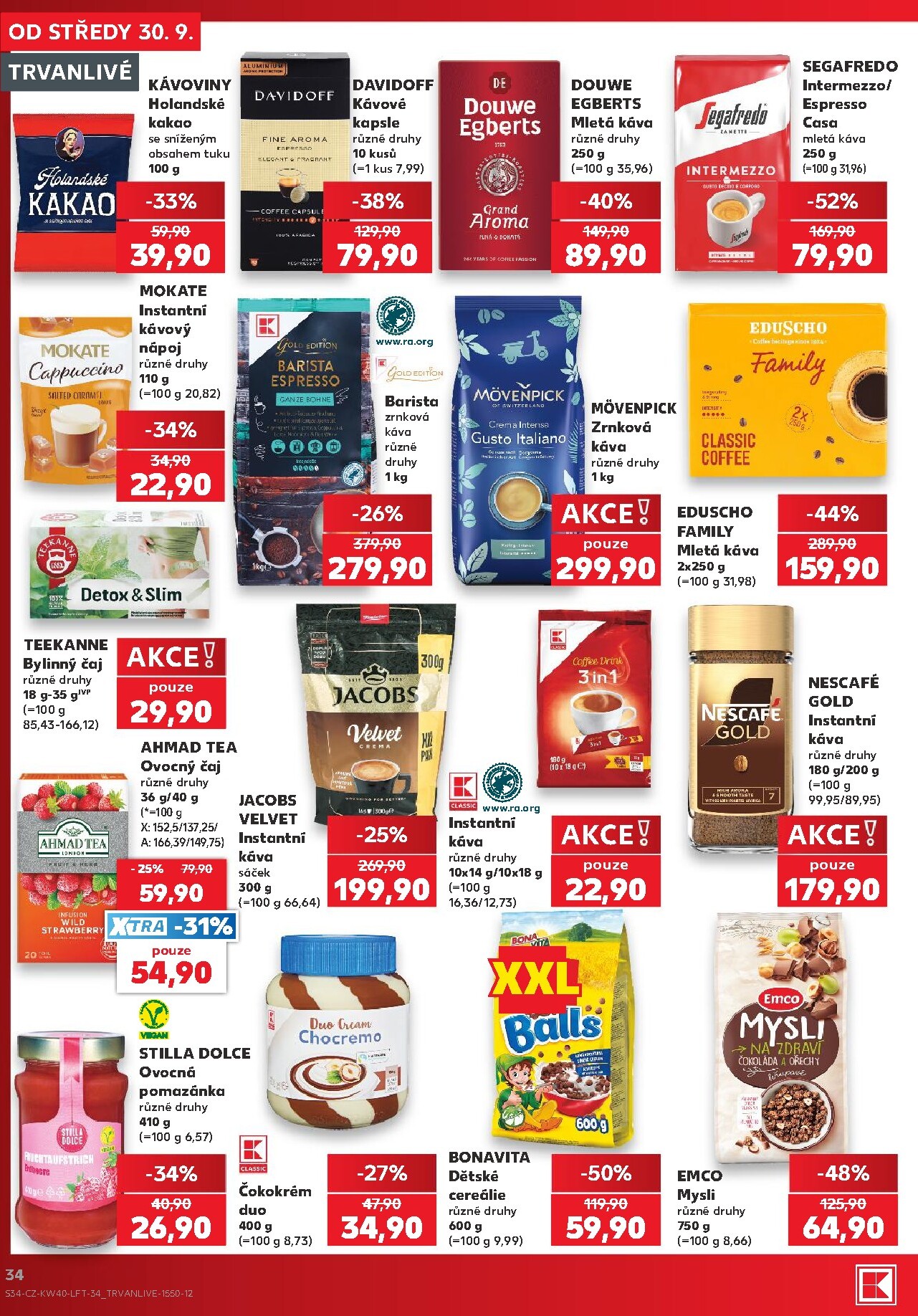 kaufland - Budoucí Kaufland - Praha 4 leták platný od středy 30.09.2026 do úterý 06.10.2026 - page: 34