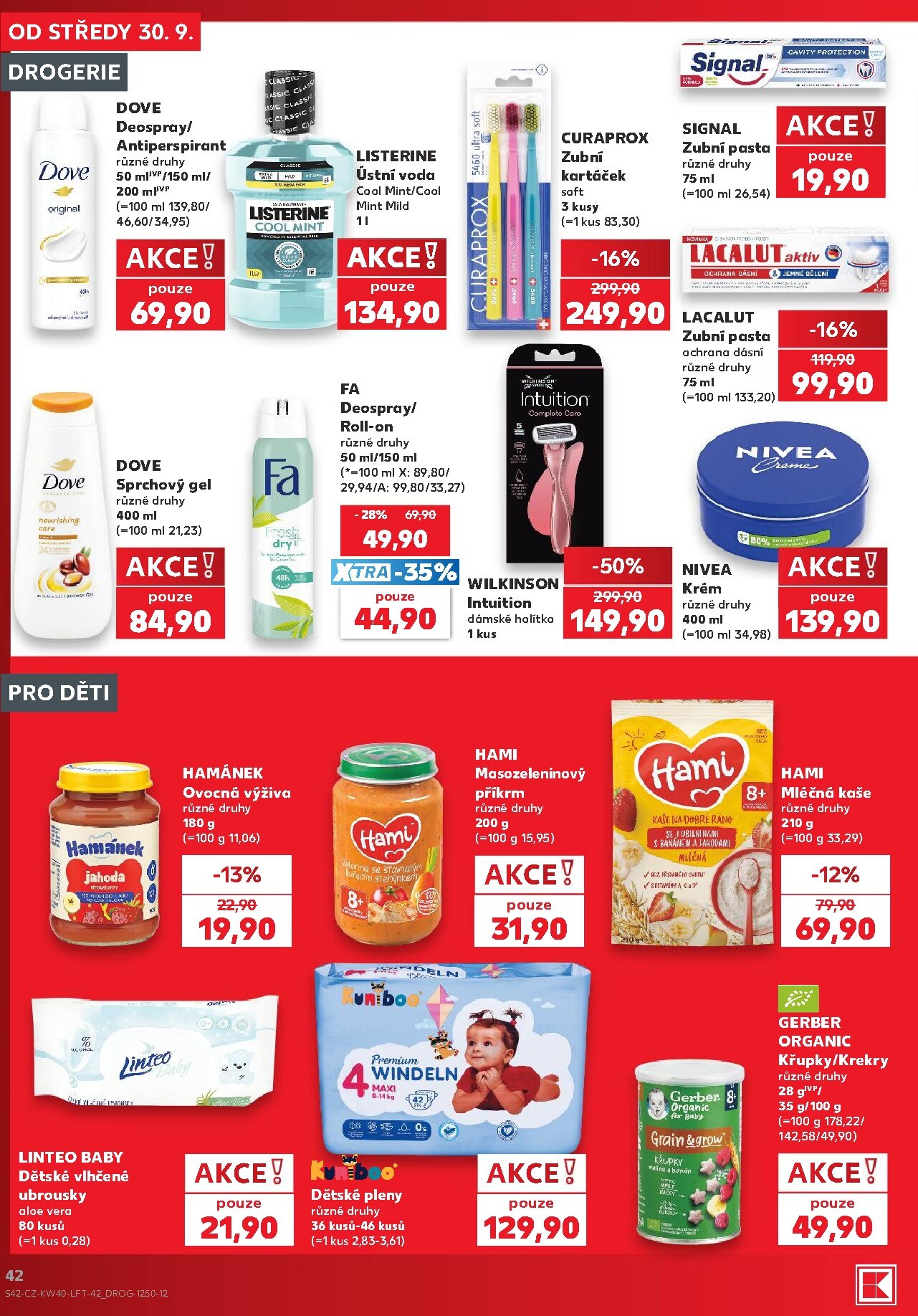 kaufland - Budoucí Kaufland - Praha 4 leták platný od středy 30.09.2026 do úterý 06.10.2026 - page: 42