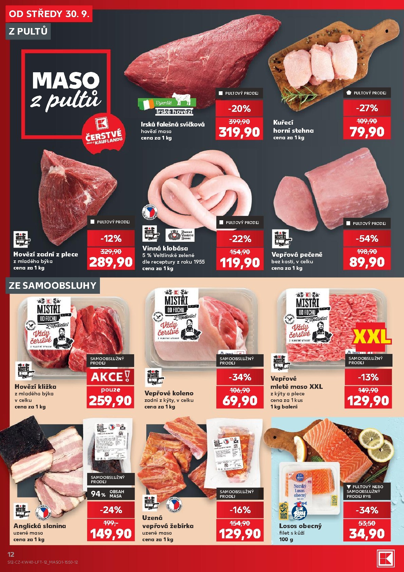 kaufland - Budoucí Kaufland - Praha 4 leták platný od středy 30.09.2026 do úterý 06.10.2026 - page: 12