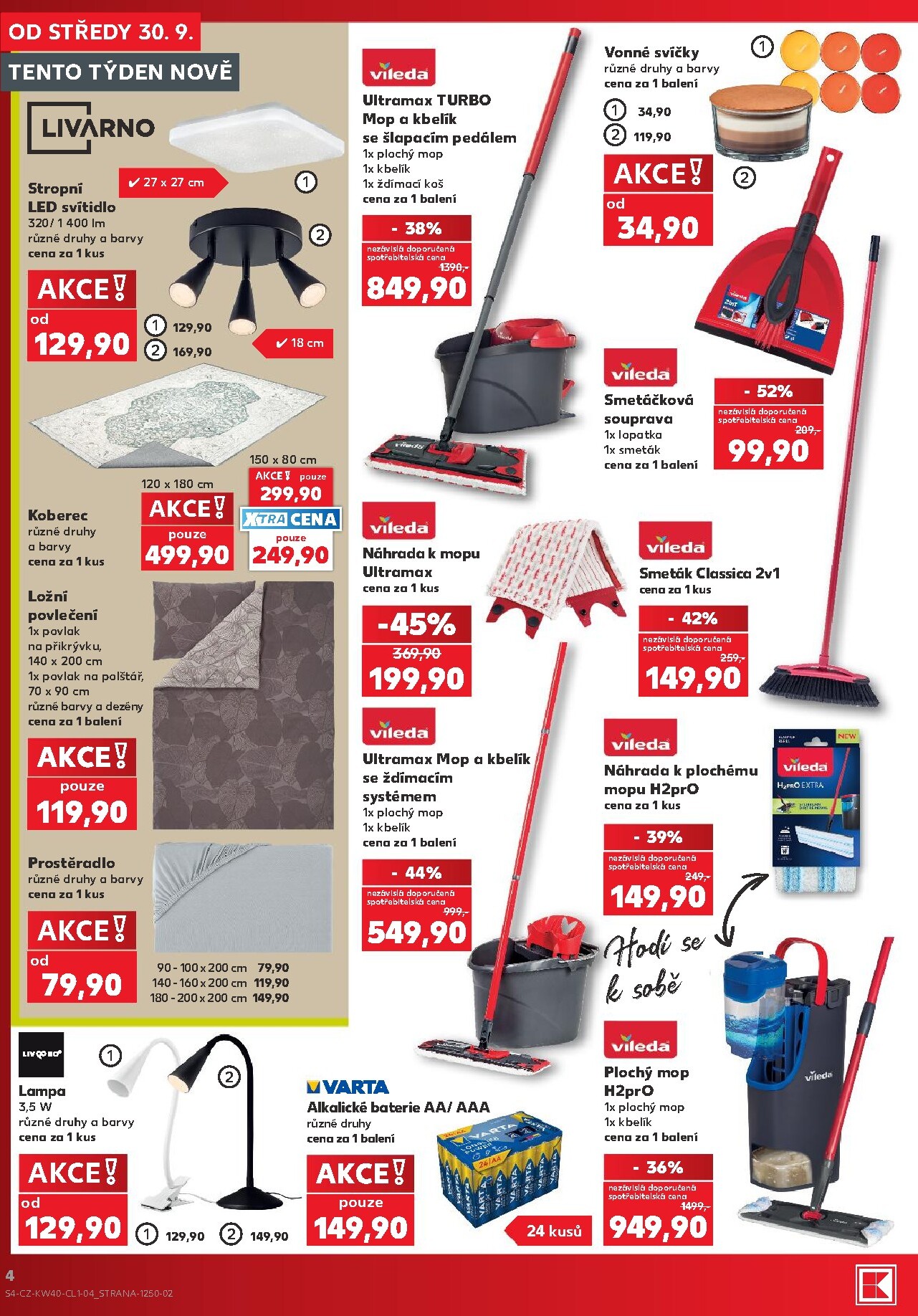 kaufland - Budoucí Kaufland - Ostrava - Spotřební zboží leták platný od středy 30.09.2026 do úterý 06.10.2026 - page: 4