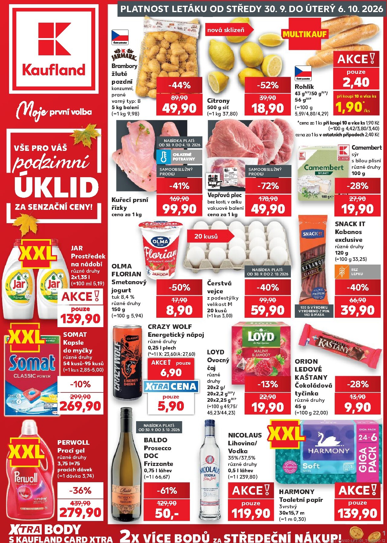 kaufland - Budoucí Kaufland - Brno leták platný od středy 30.09.2026 do úterý 06.10.2026